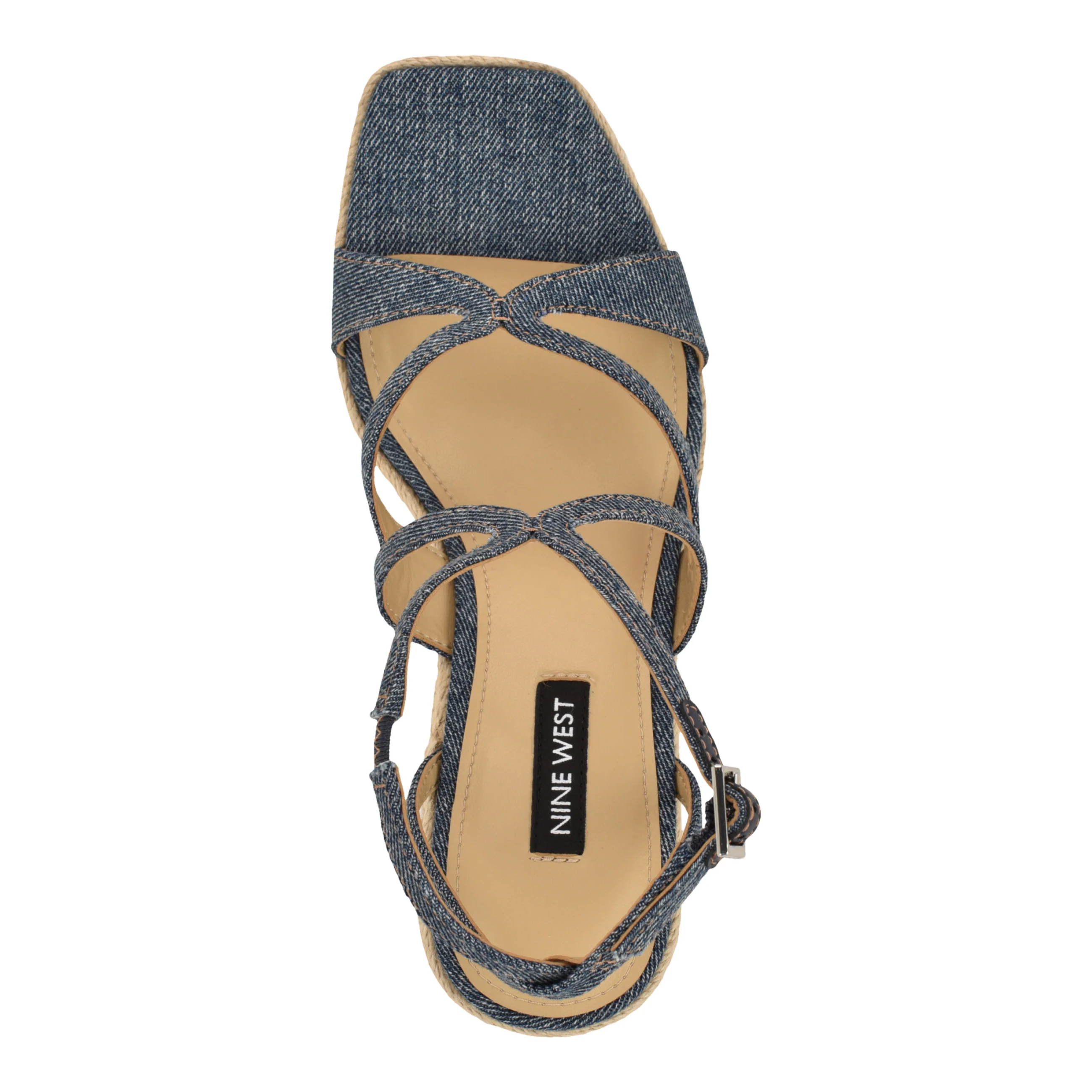 Adriane Strappy Wedge Sandals - Image 3