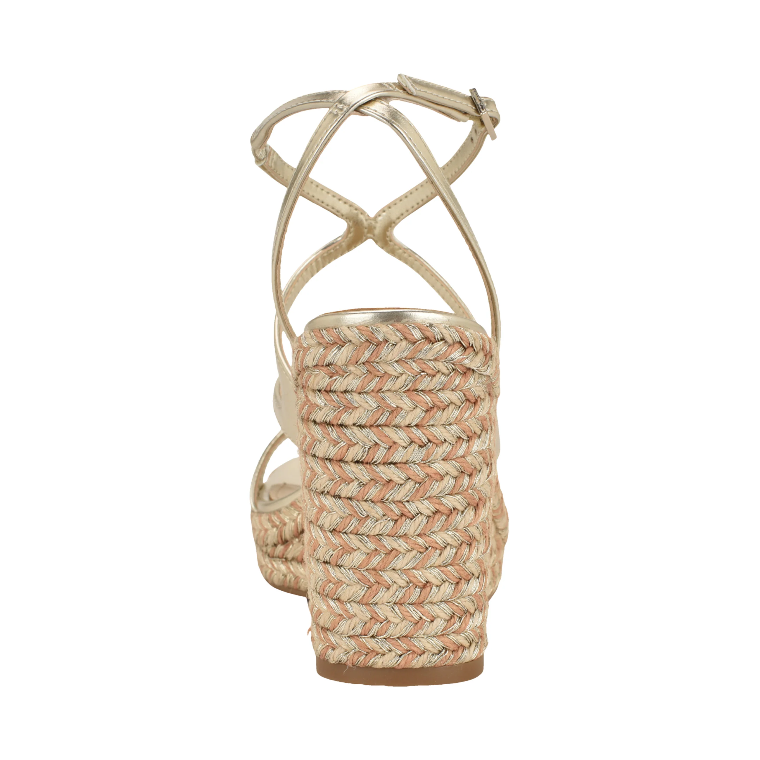 Adriane Strappy Wedge Sandals - Image 4