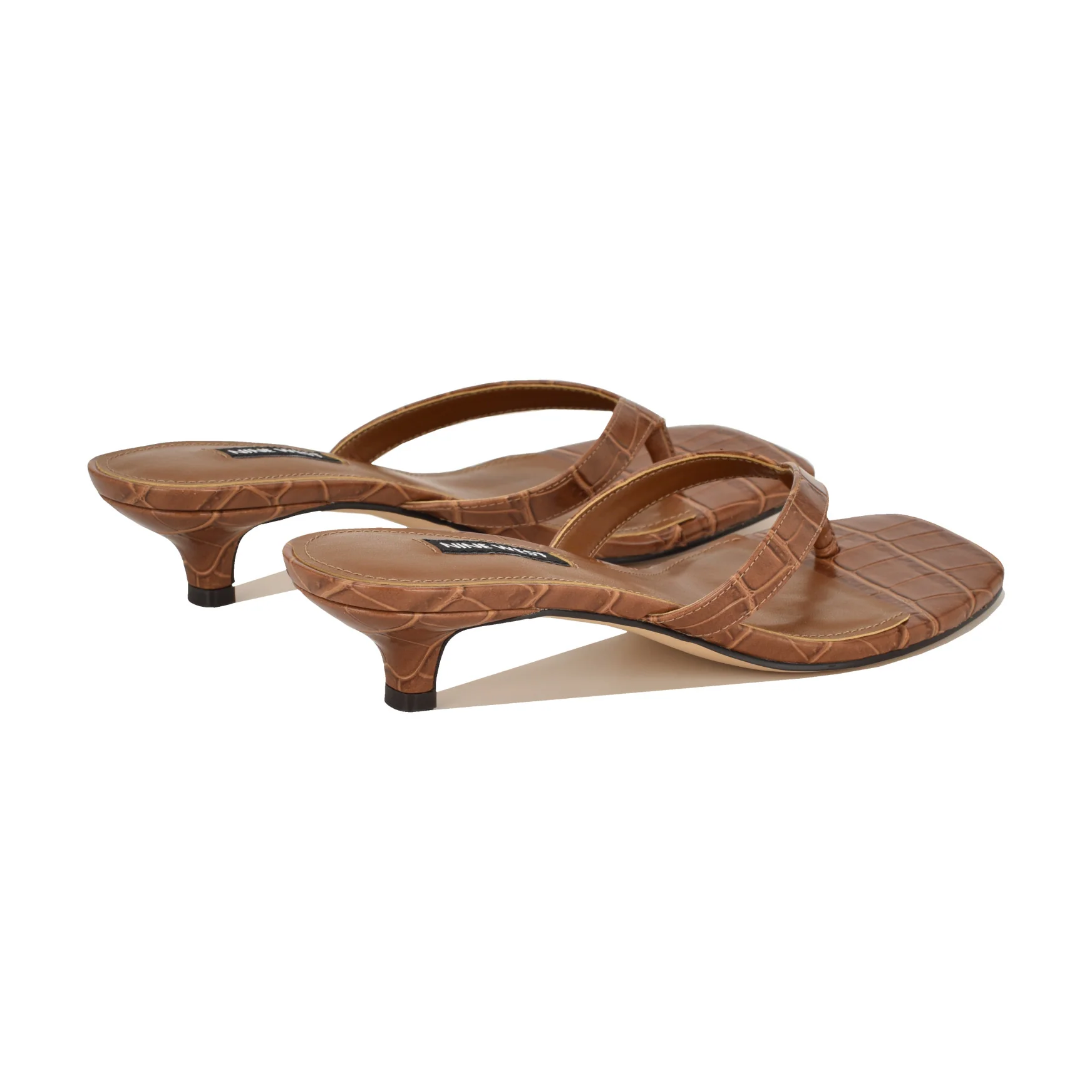 Cassa Thong Kitten Heel Sandals - Image 3