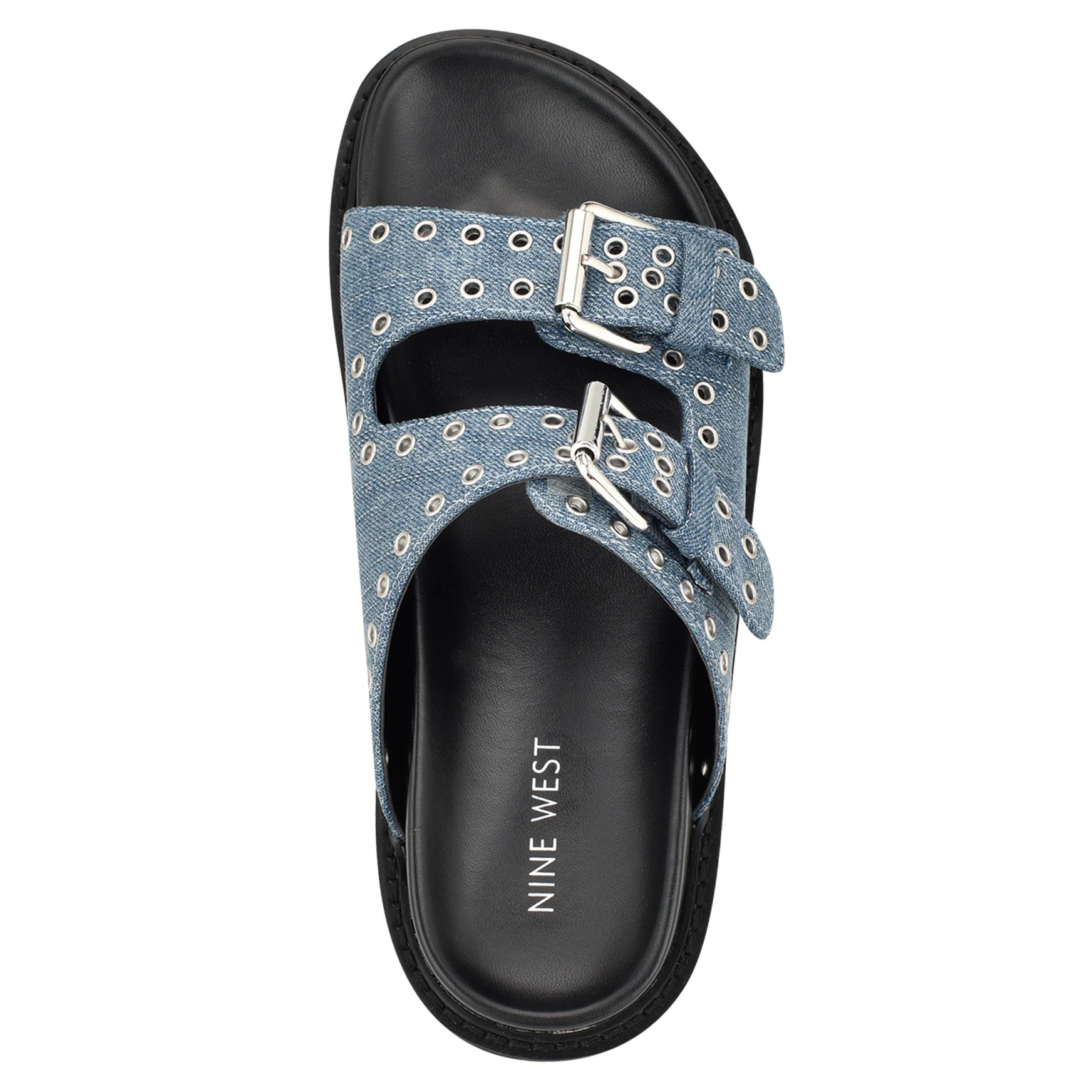 Eleny Buckle Slide Sandals - Image 3