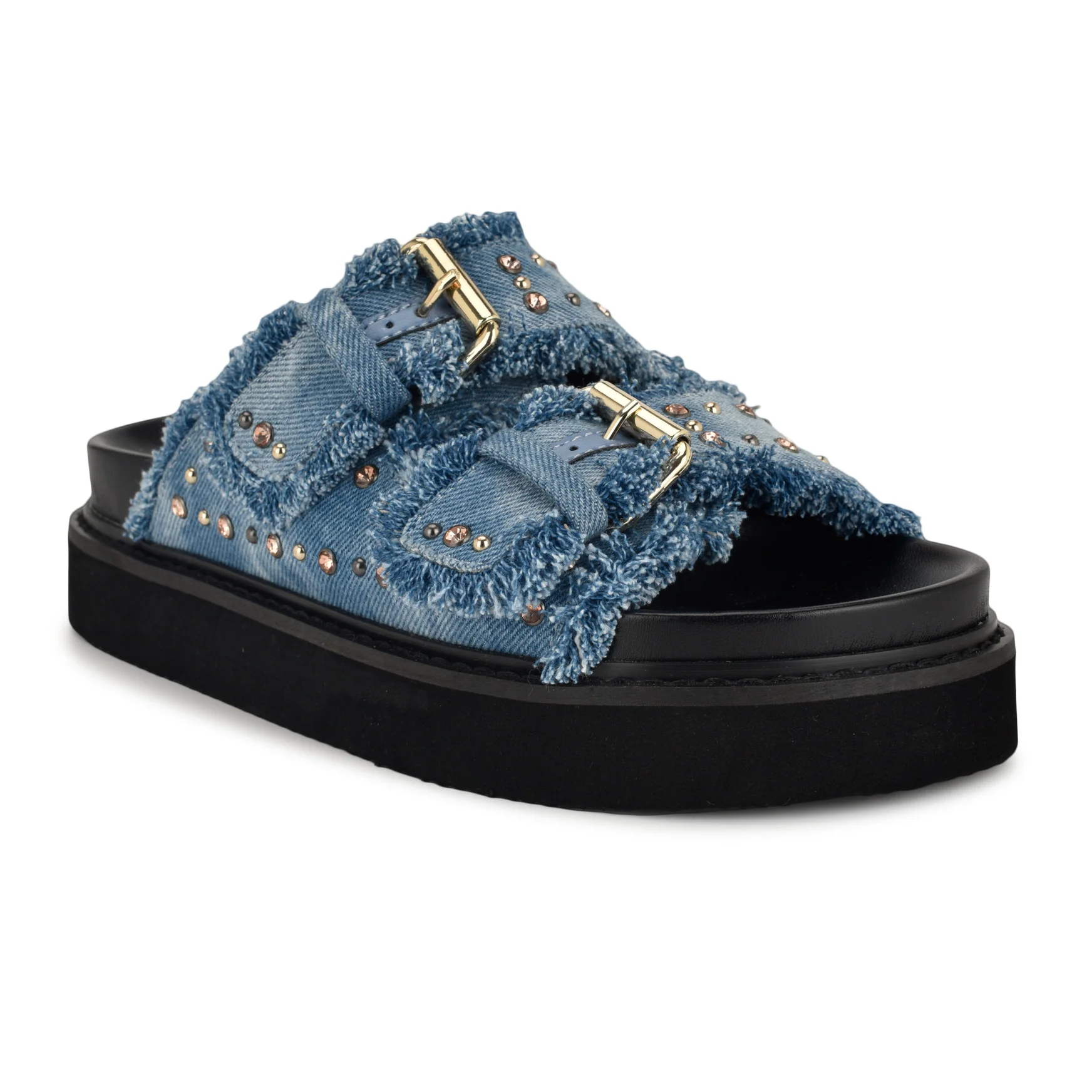 Eleny Buckle Slide Sandals - Image 2
