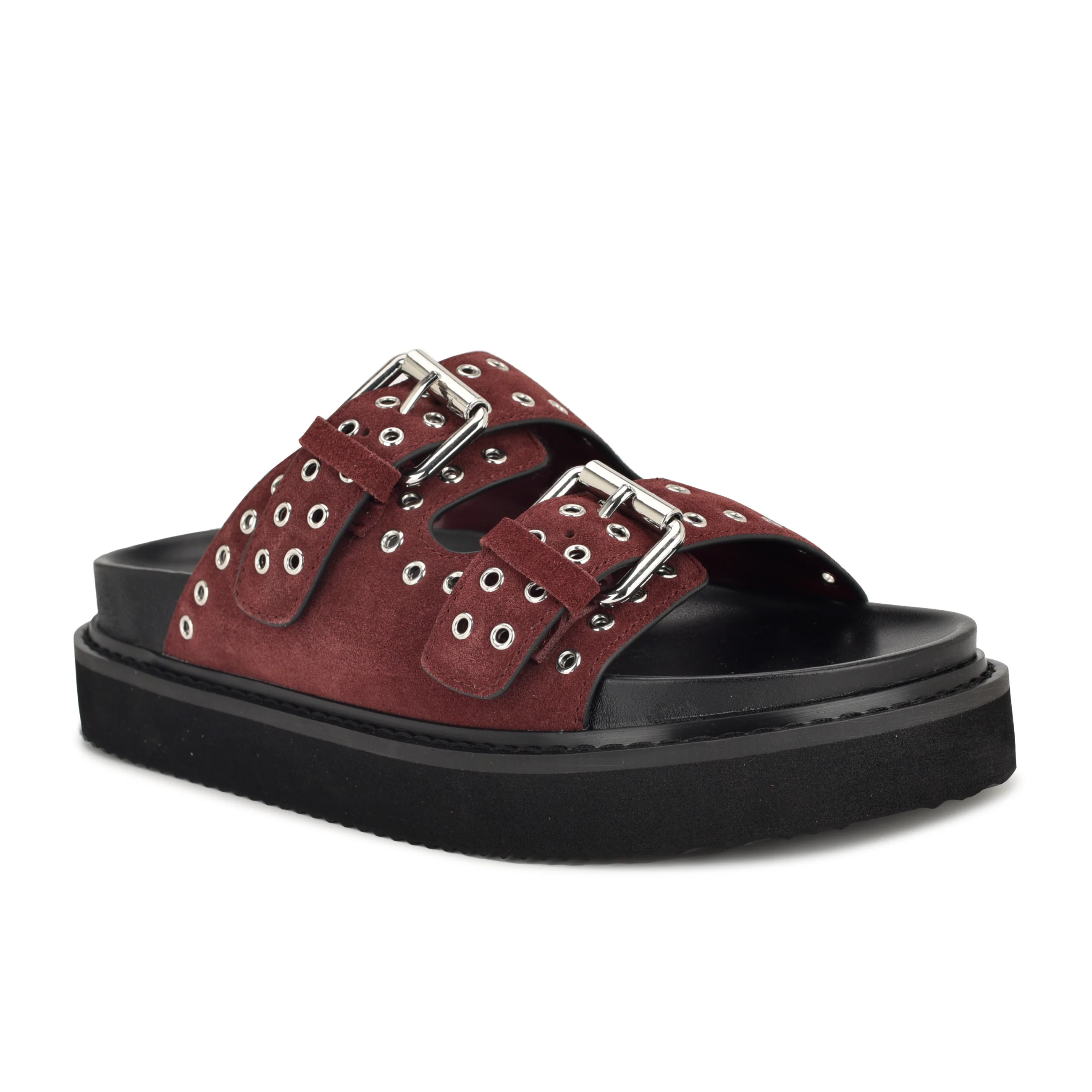 Eleny Buckle Slide Sandals - Image 2
