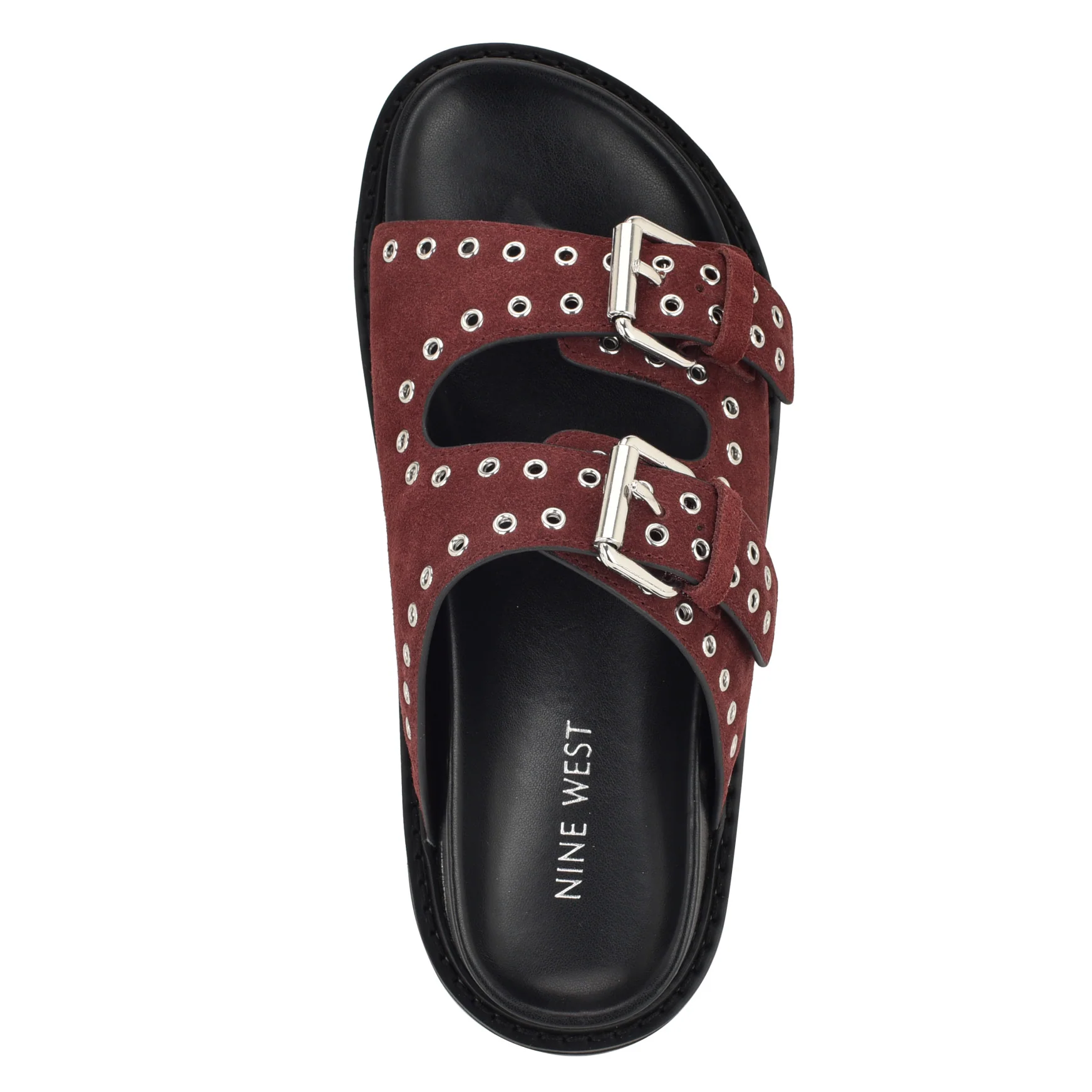 Eleny Buckle Slide Sandals - Image 3