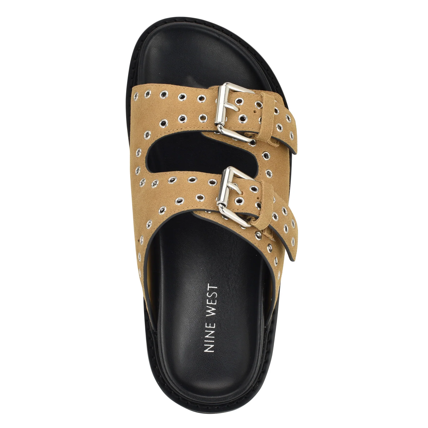Eleny Buckle Slide Sandals - Image 3
