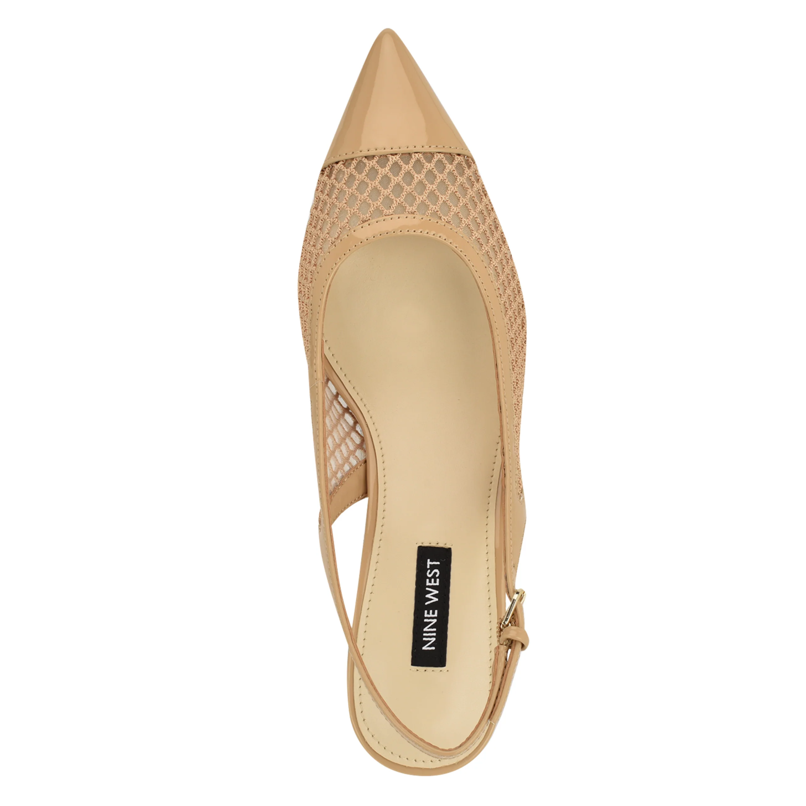 Eraya Mesh Kitten Heel Slingback Pumps - Image 3