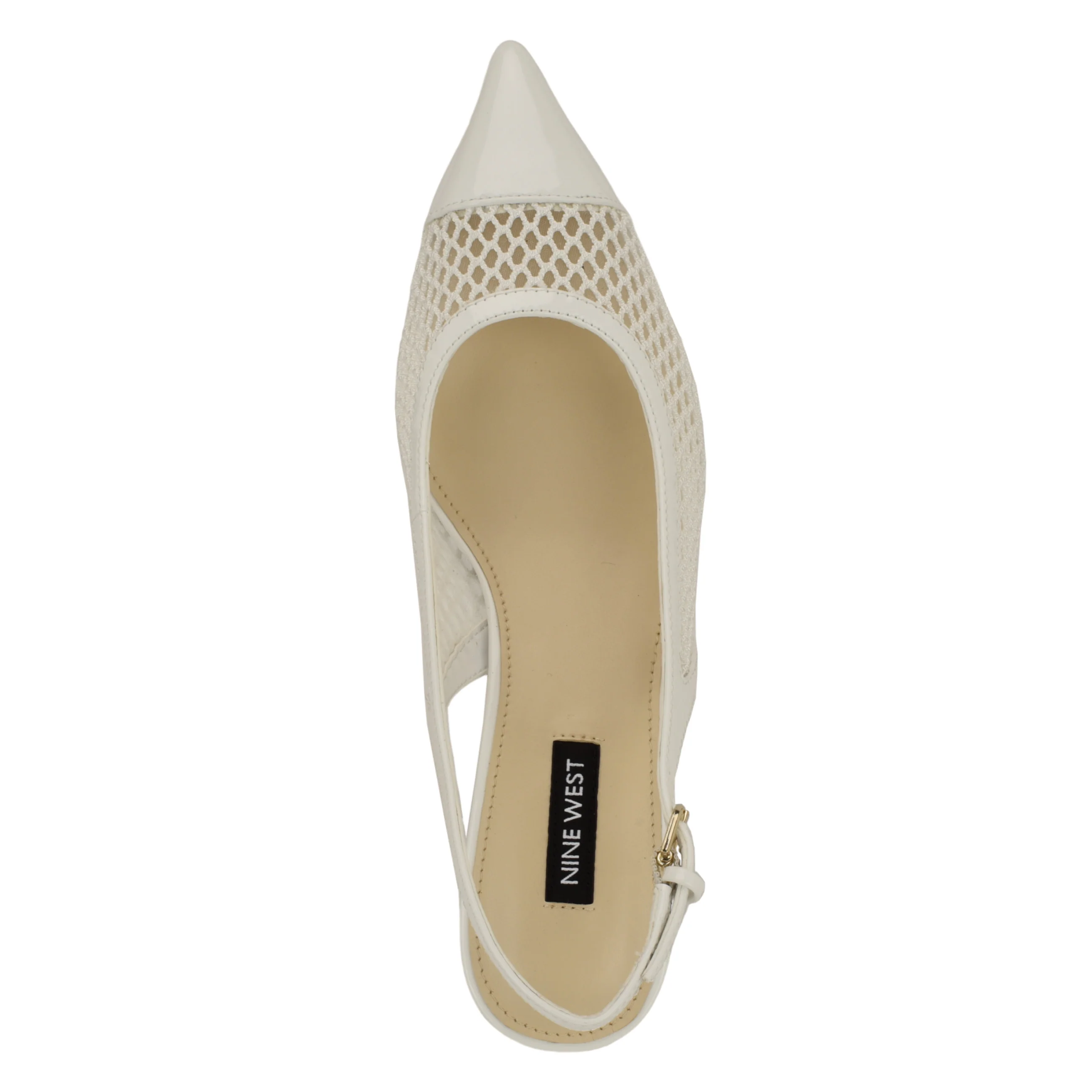 Eraya Mesh Kitten Heel Slingback Pumps - Image 3