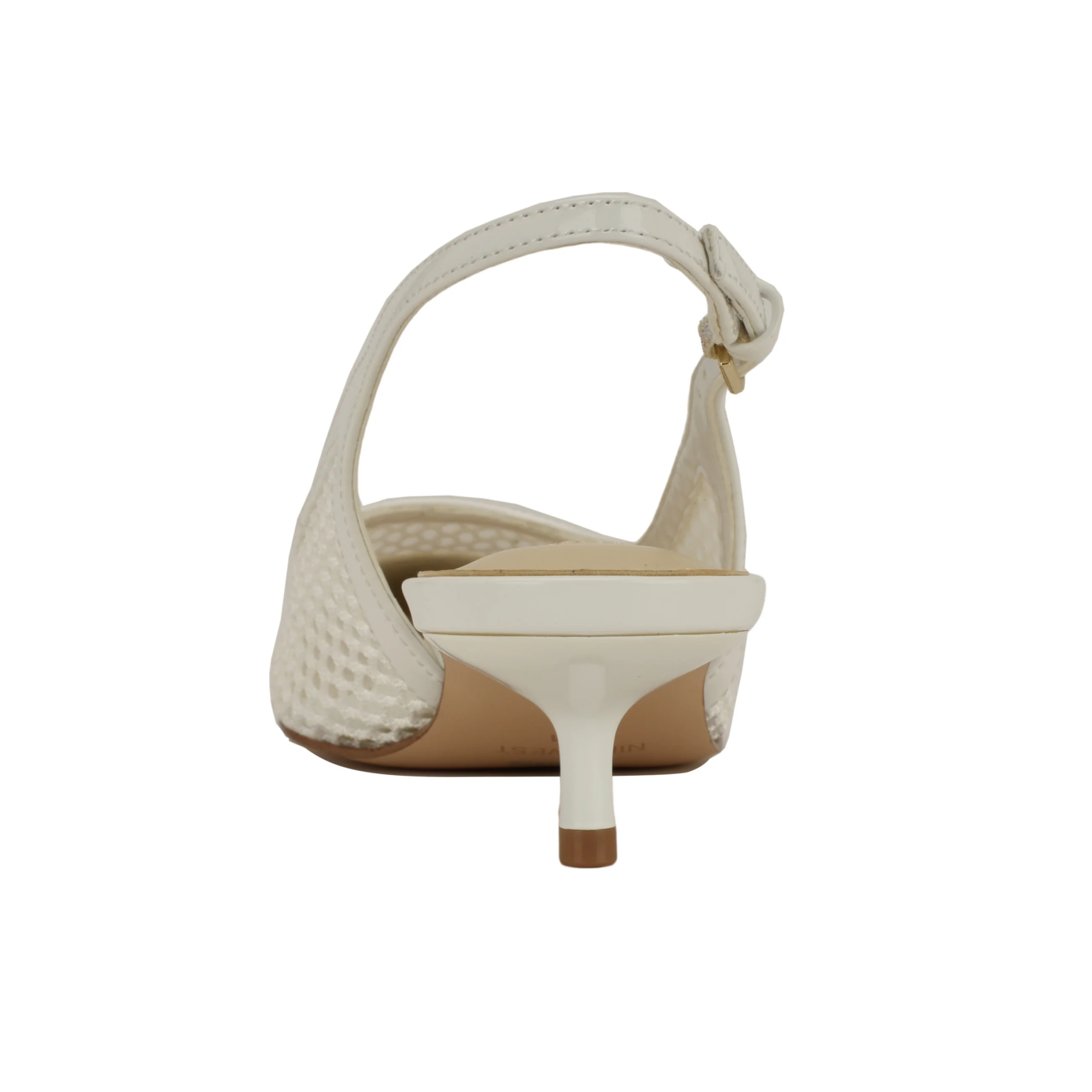 Eraya Mesh Kitten Heel Slingback Pumps - Image 4