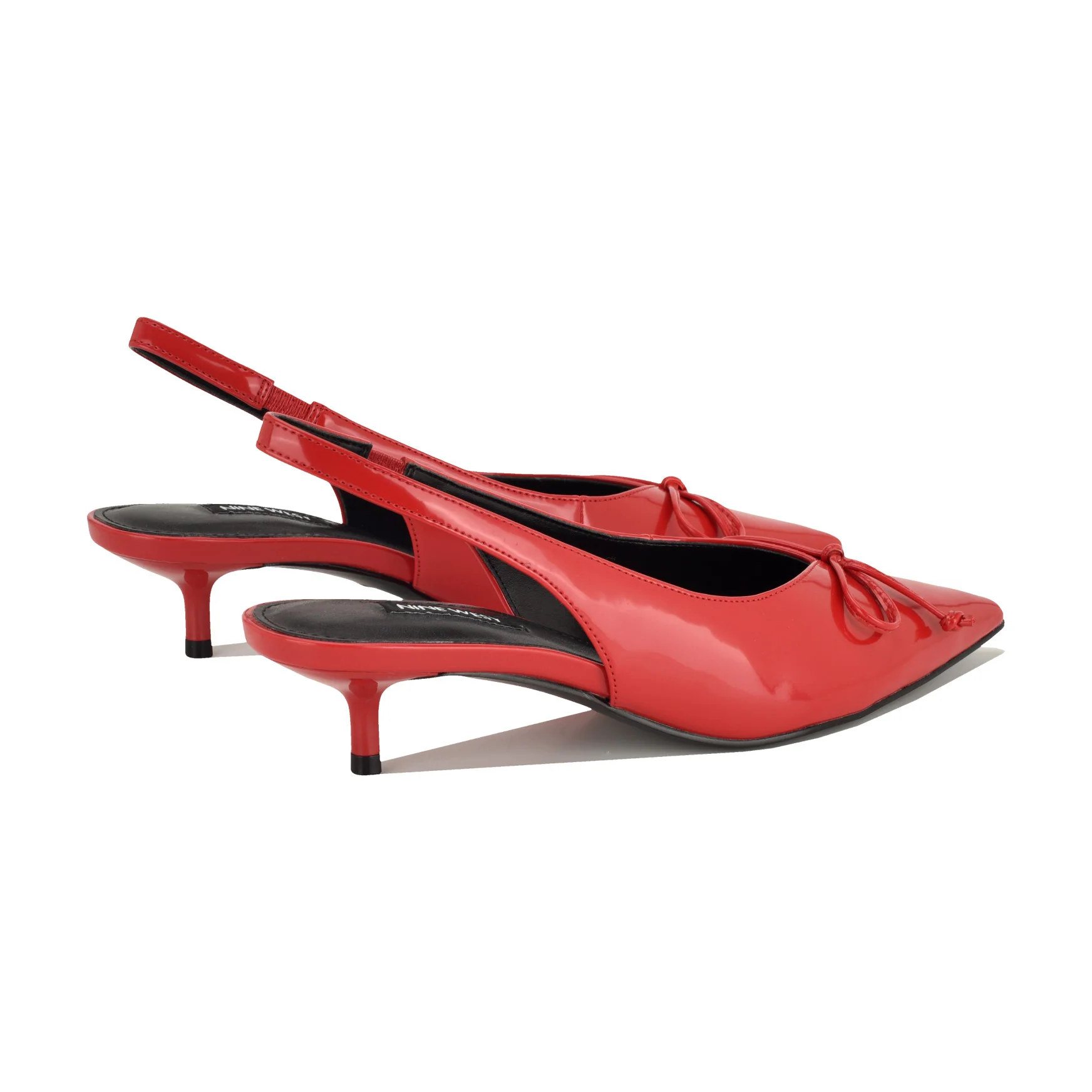 Evaa Kitten Heel Slingback Pumps - Image 3