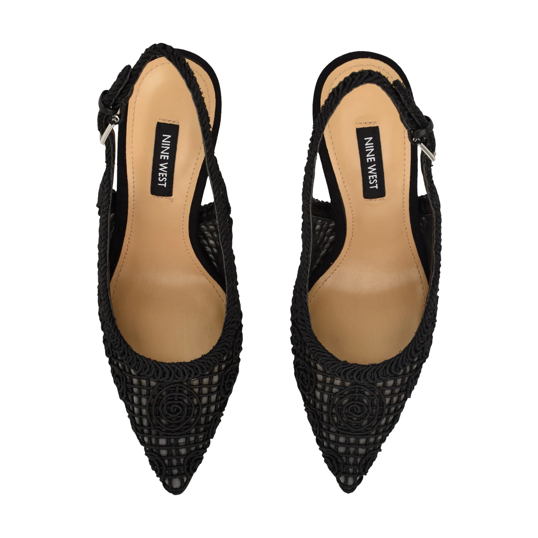 Fantels Woven Slingback Pumps - Image 5