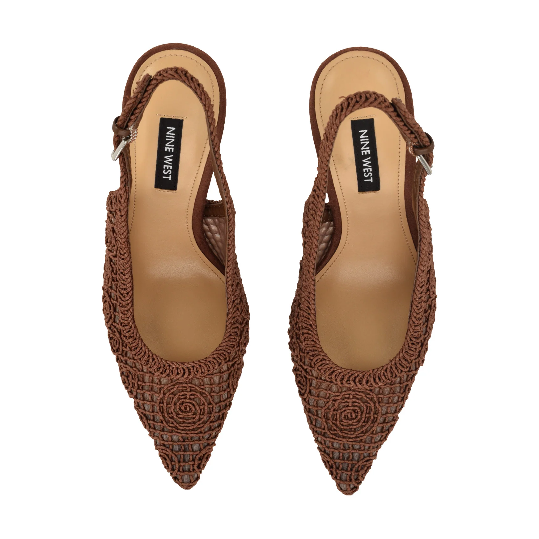 Fantels Woven Slingback Pumps - Image 5