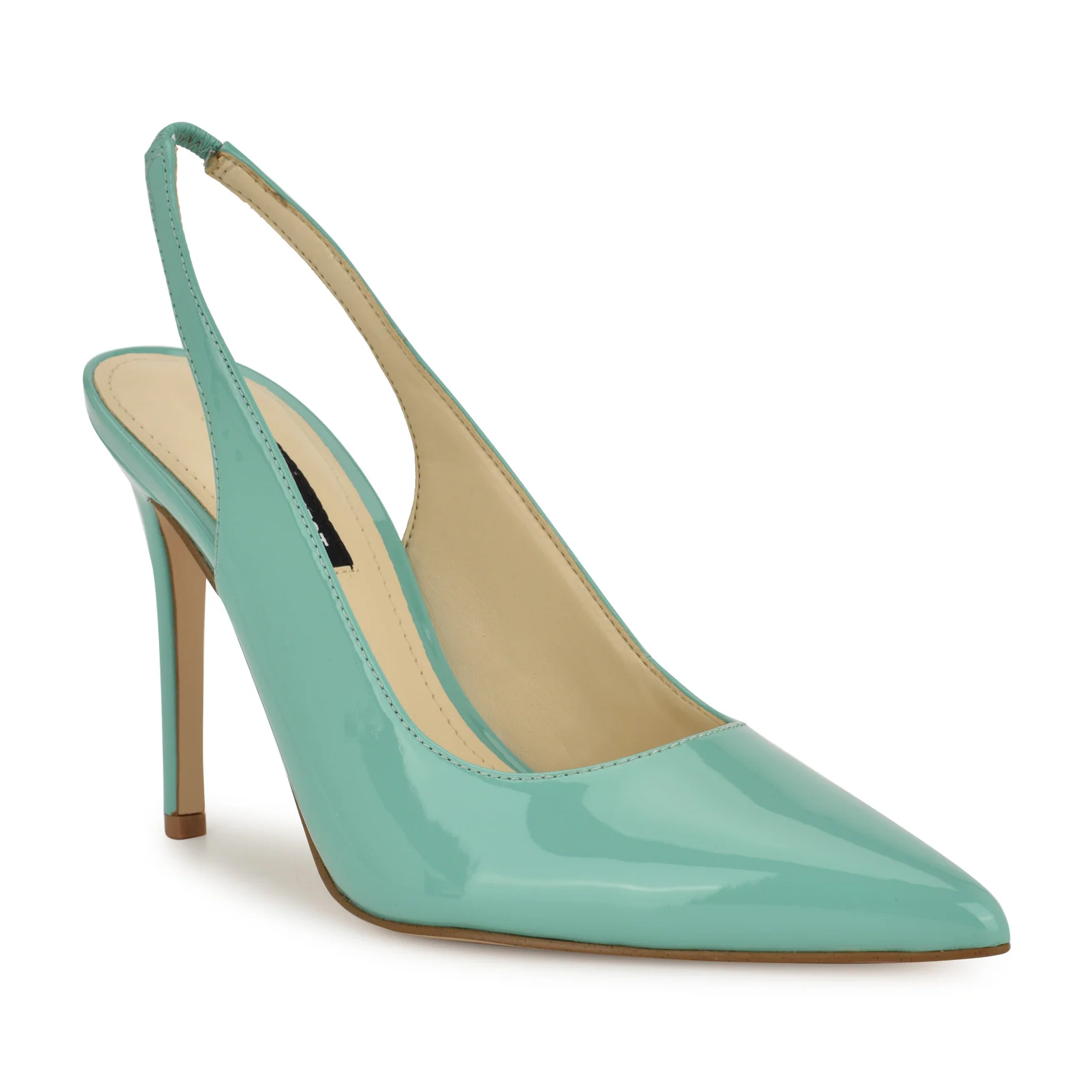 Feather Pointy Toe Slingback Pumps - Image 2