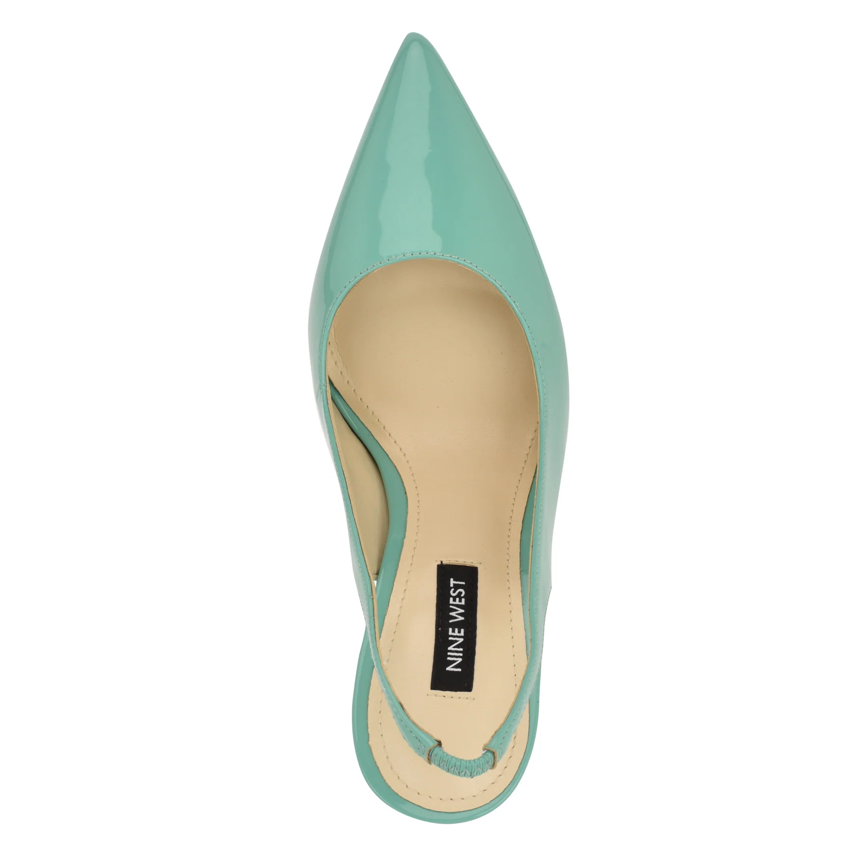 Feather Pointy Toe Slingback Pumps - Image 3