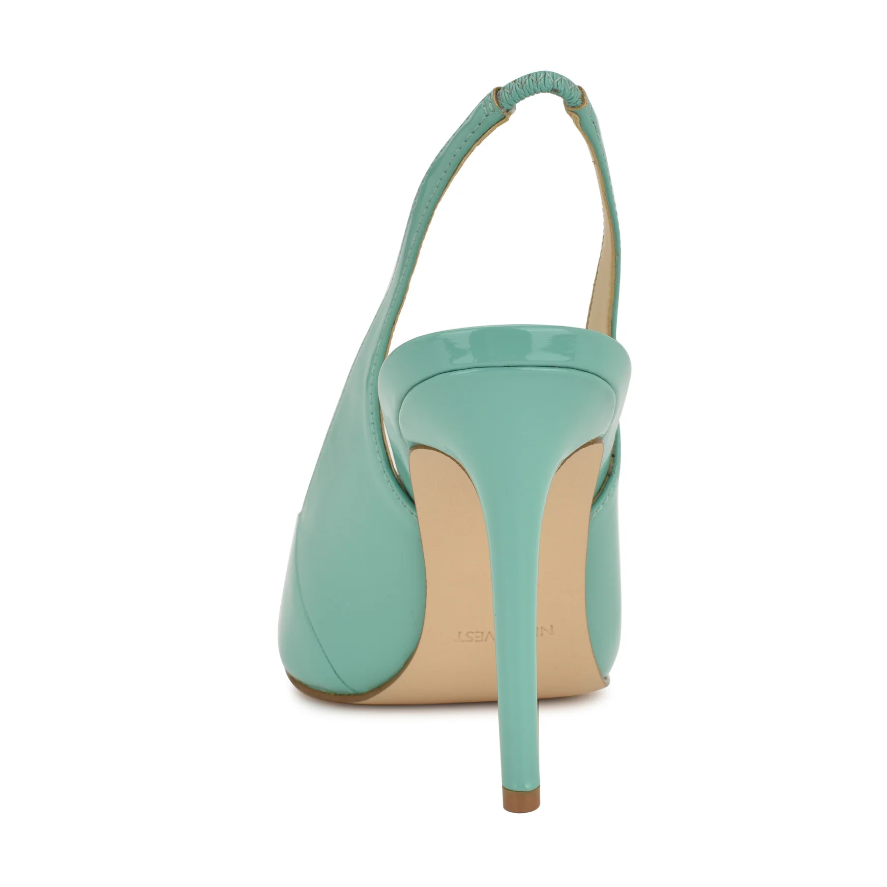 Feather Pointy Toe Slingback Pumps - Image 4