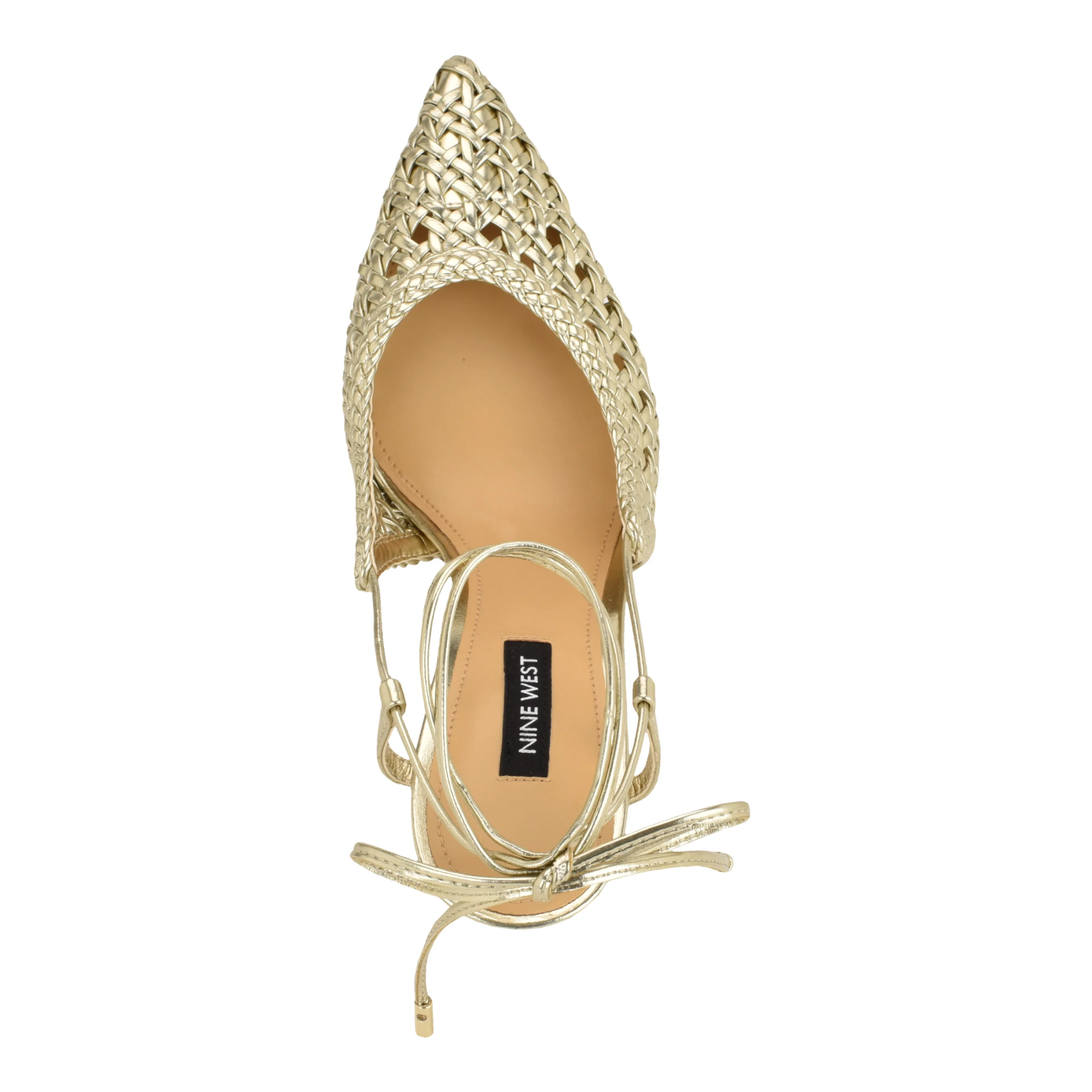 Fessla Woven Ankle Wrap Pumps - Image 3