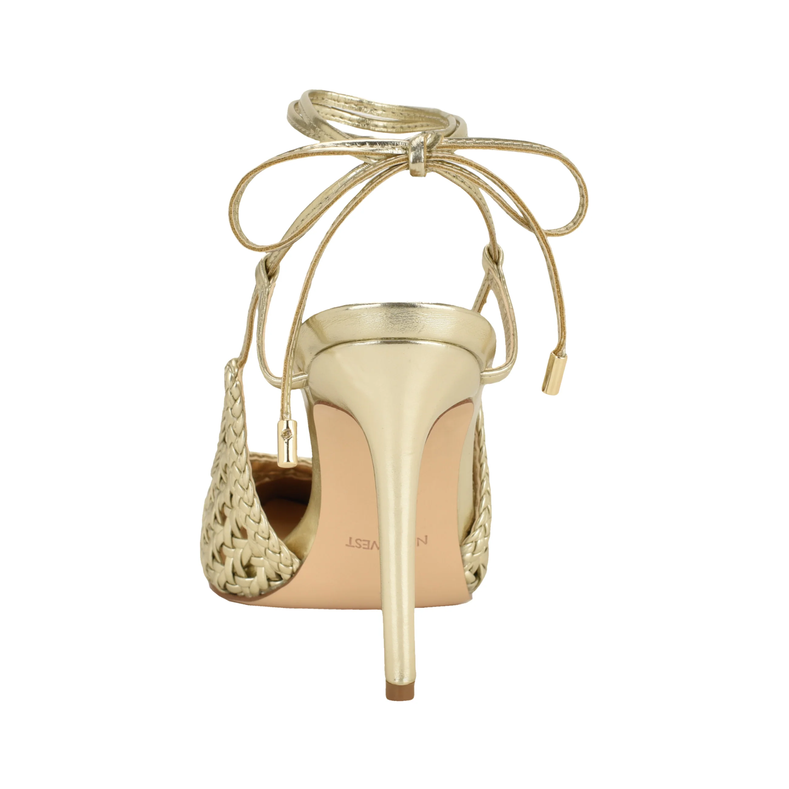 Fessla Woven Ankle Wrap Pumps - Image 4