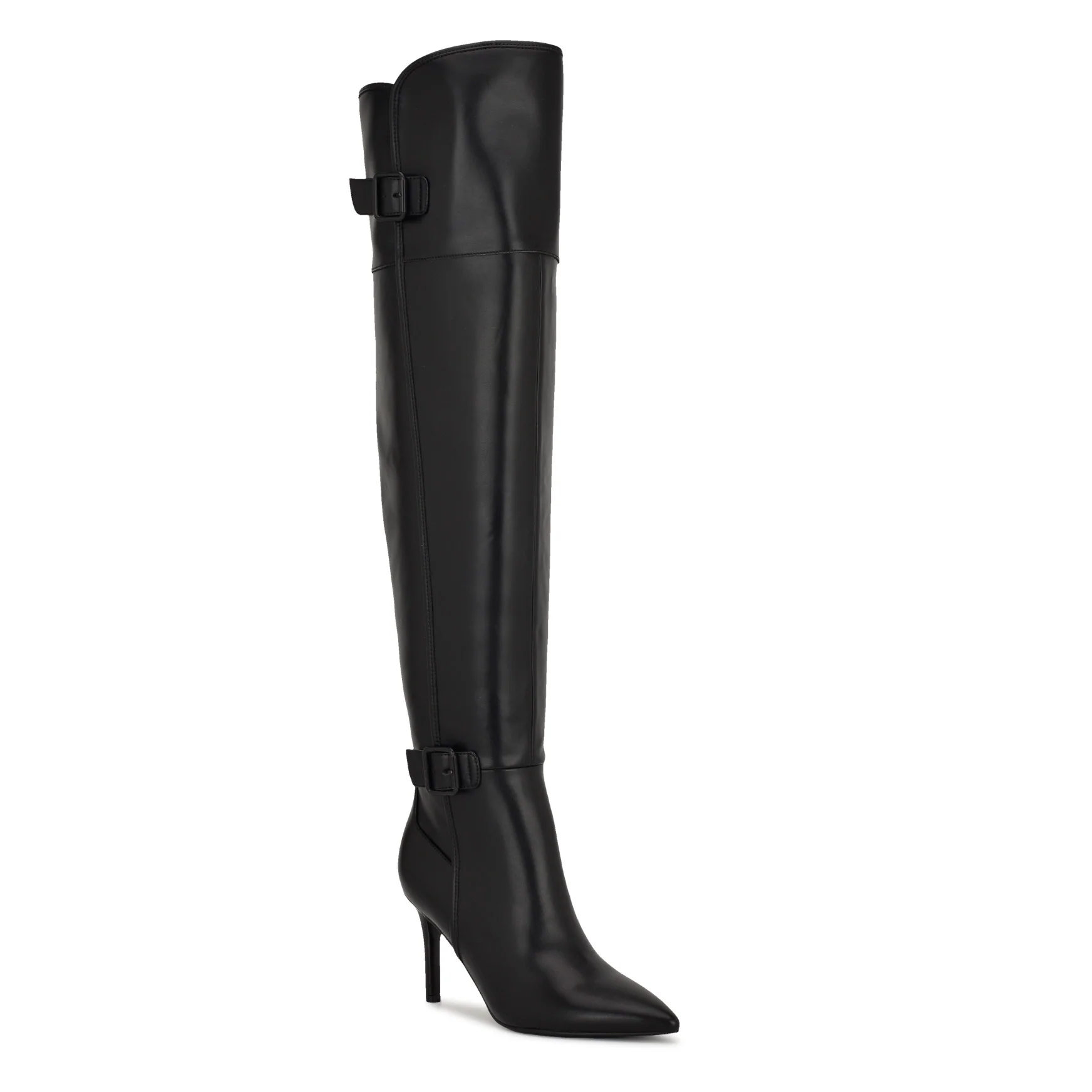 Flye Over the Knee Heeled Boots - Image 2