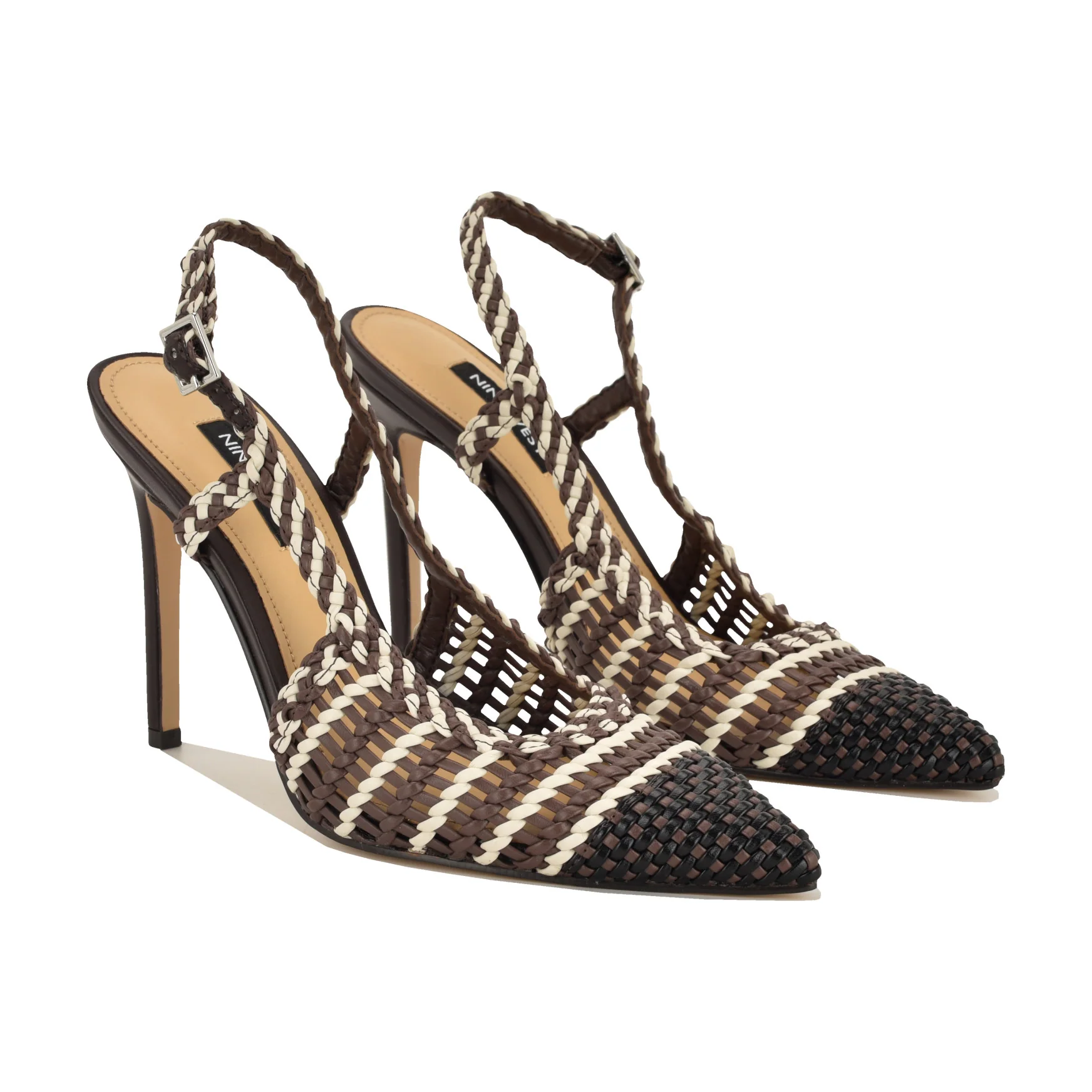 Fresky Woven Slingback Pumps - Image 2
