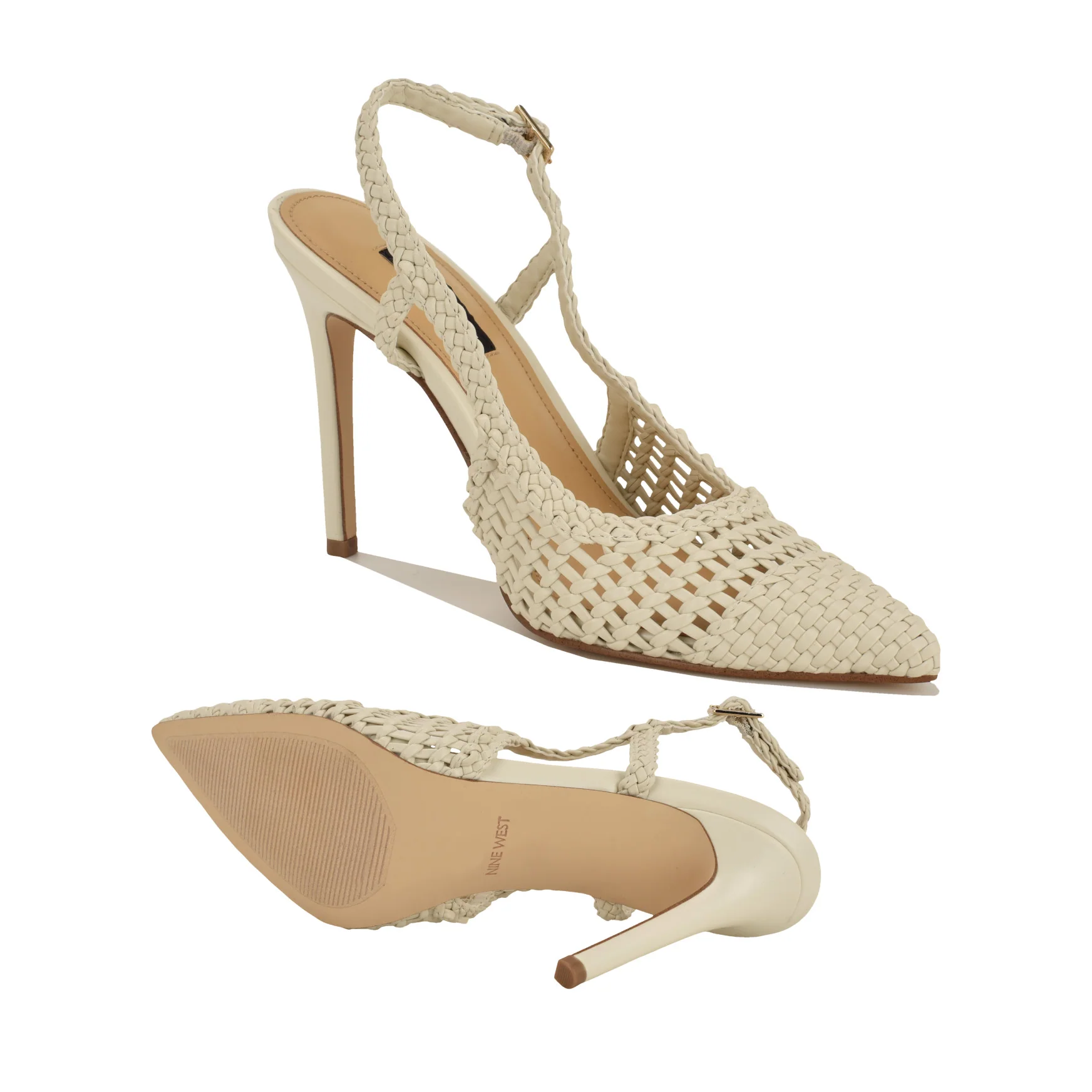 Fresky Woven Slingback Pumps - Image 4