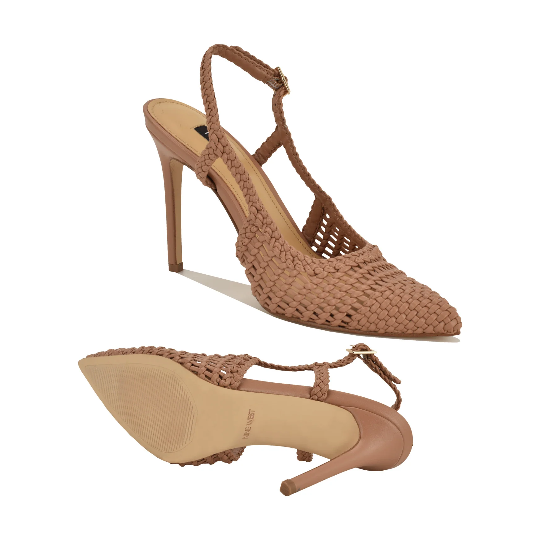 Fresky Woven Slingback Pumps - Image 4