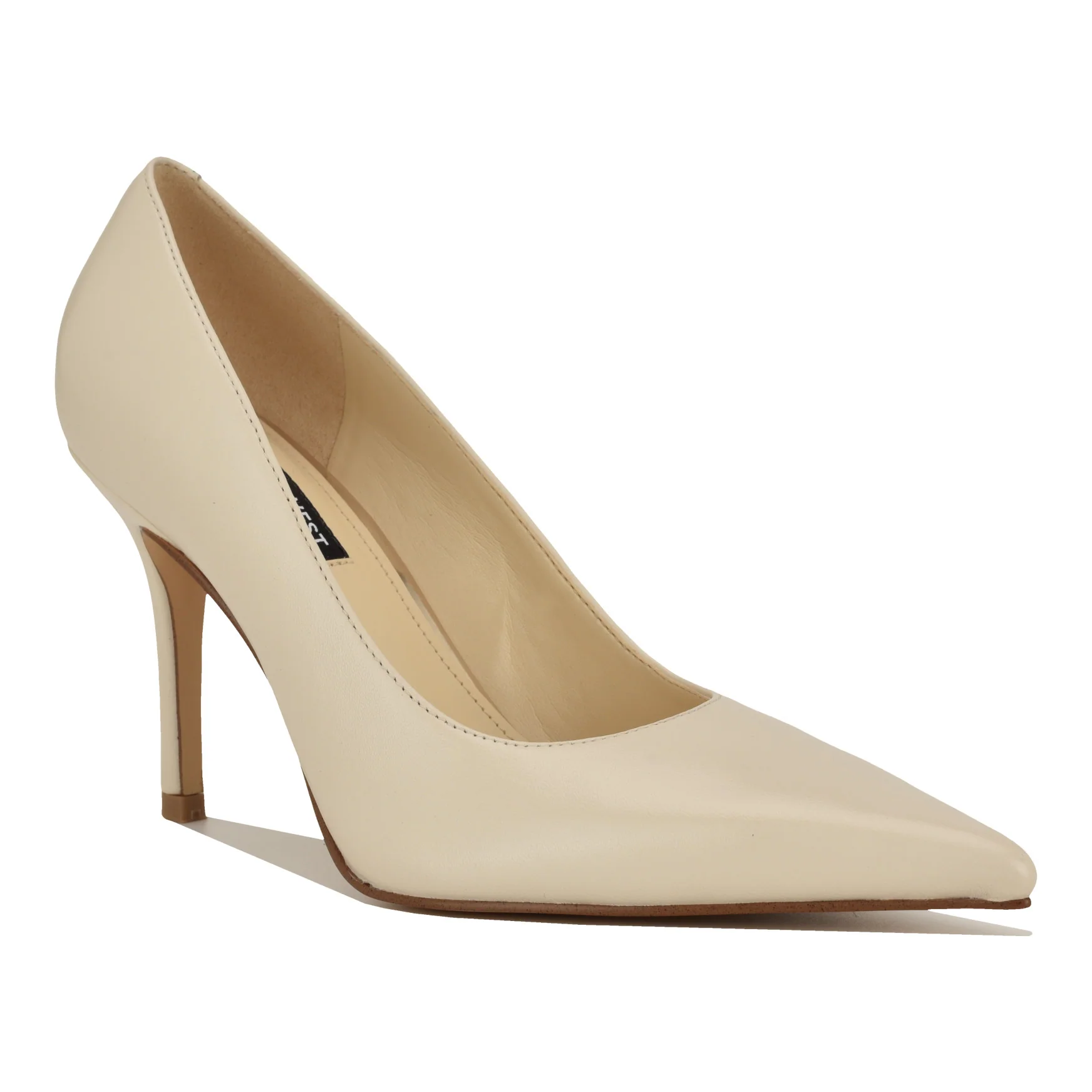 Gemmha Leather Pointy Toe Pumps - Image 2