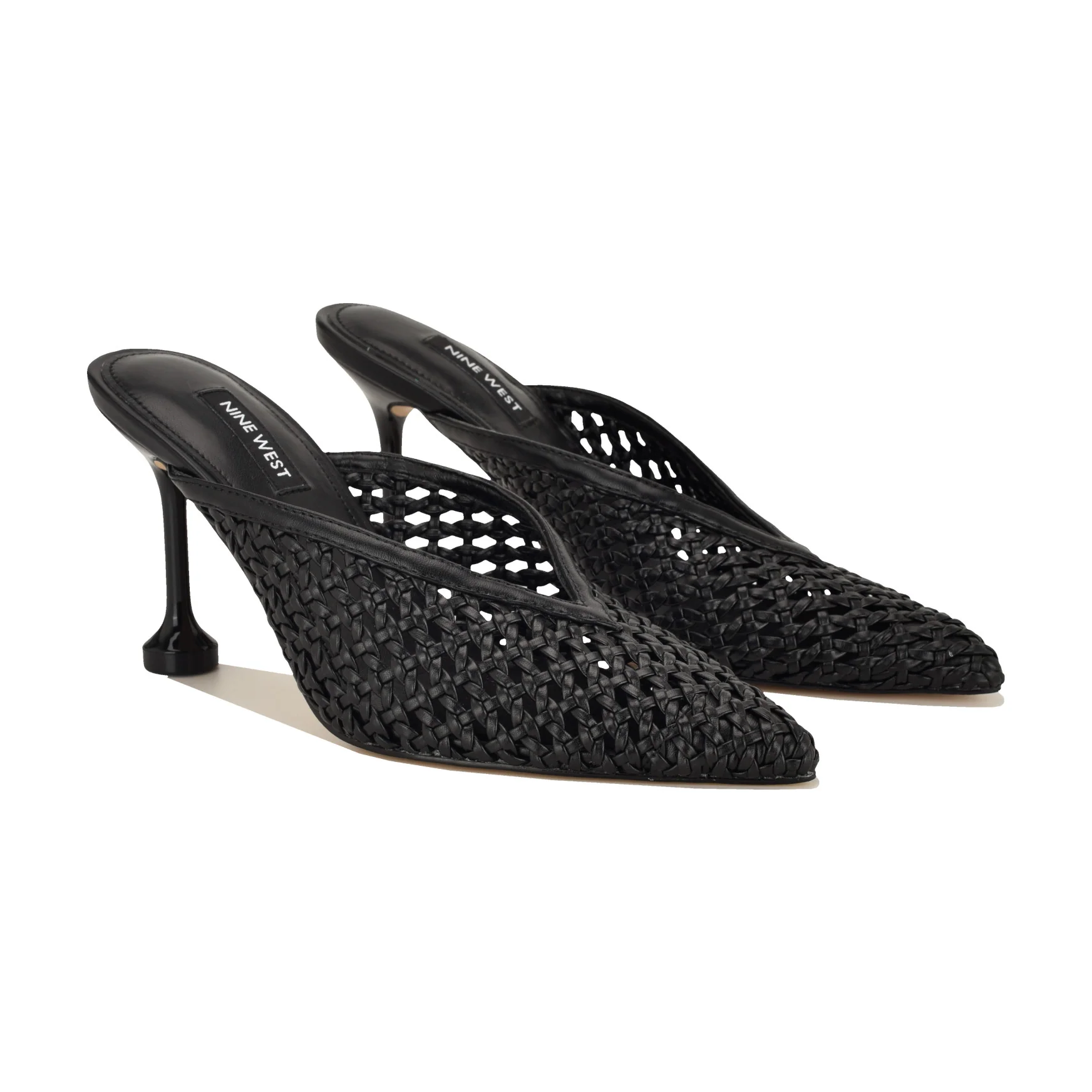 Grasso Woven Mule Pumps - Image 2