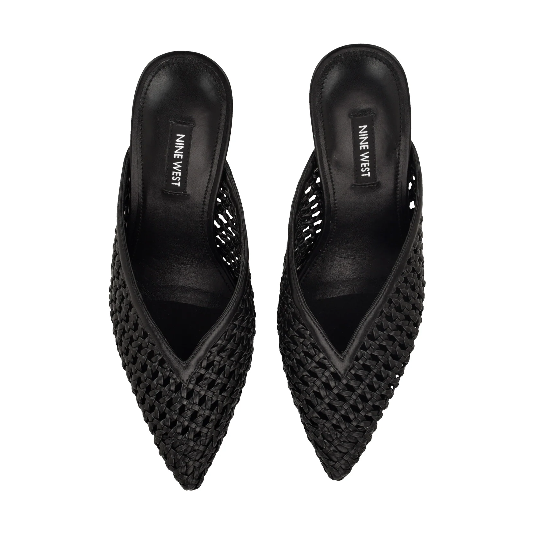 Grasso Woven Mule Pumps - Image 5