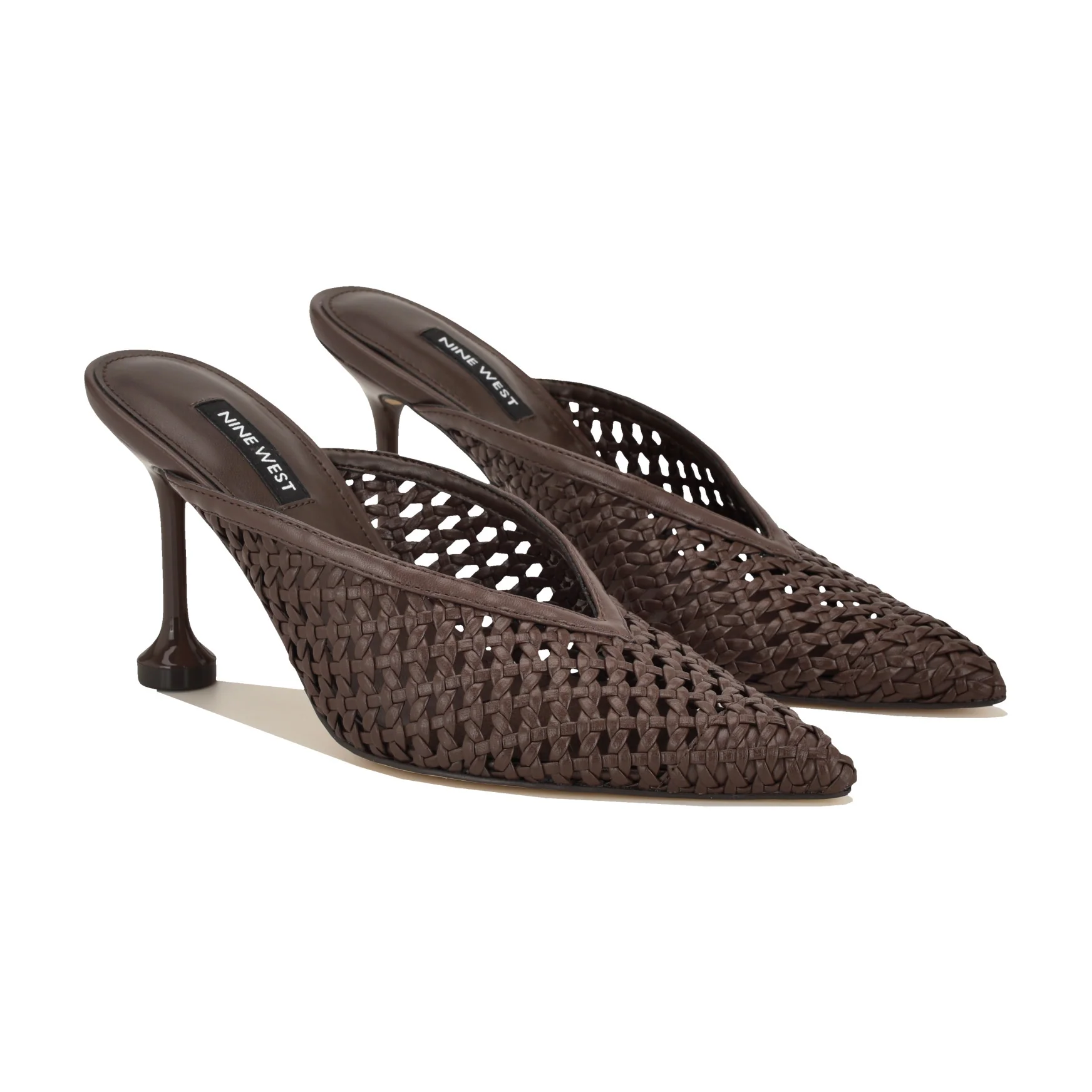 Grasso Woven Mule Pumps - Image 2