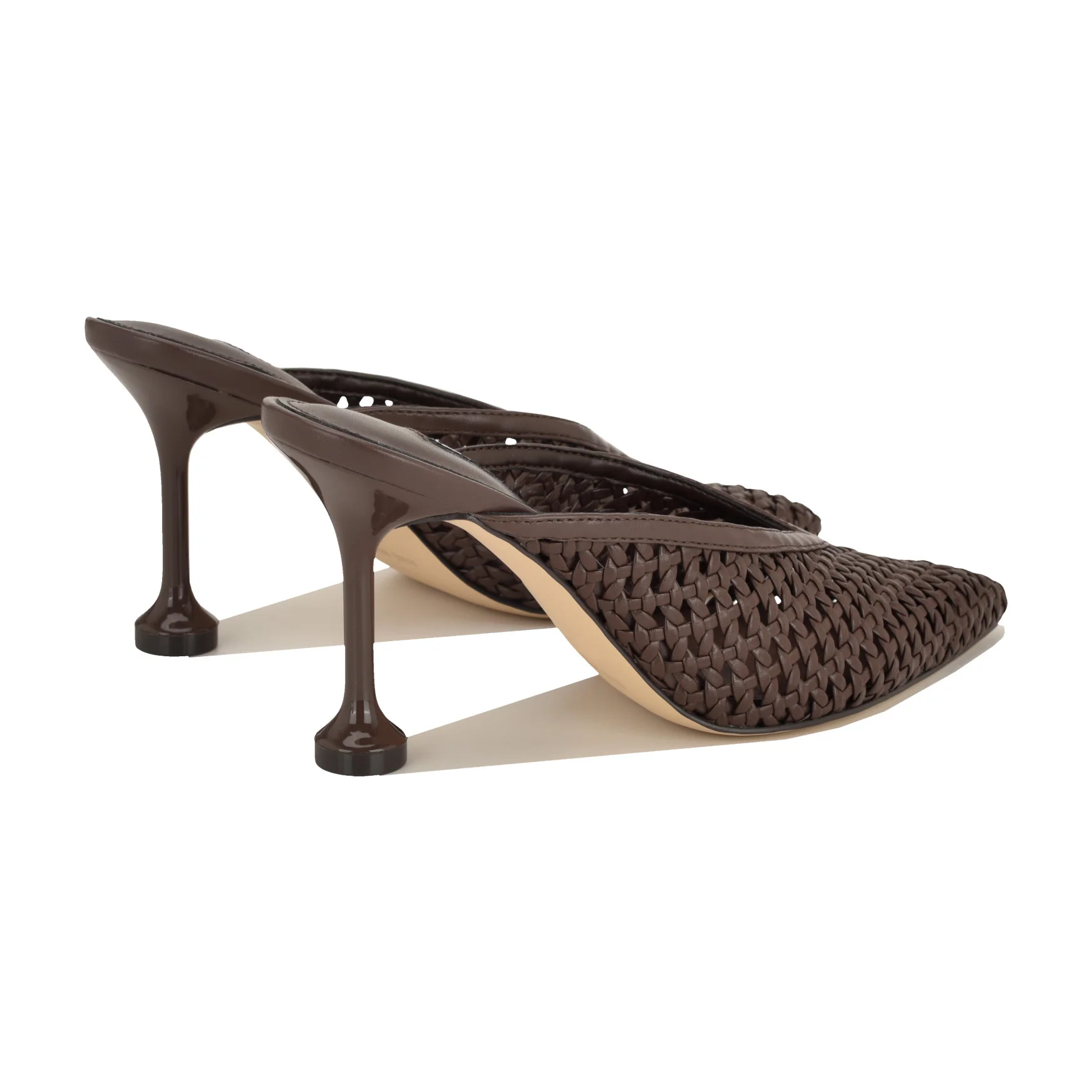 Grasso Woven Mule Pumps - Image 3