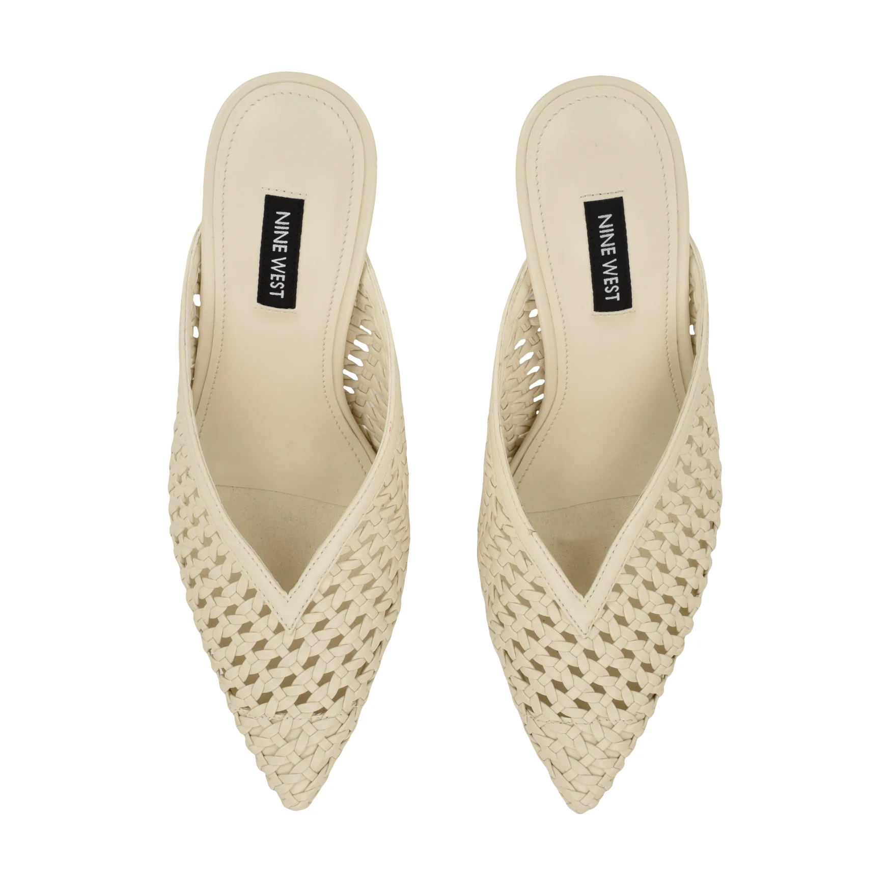 Grasso Woven Mule Pumps - Image 5