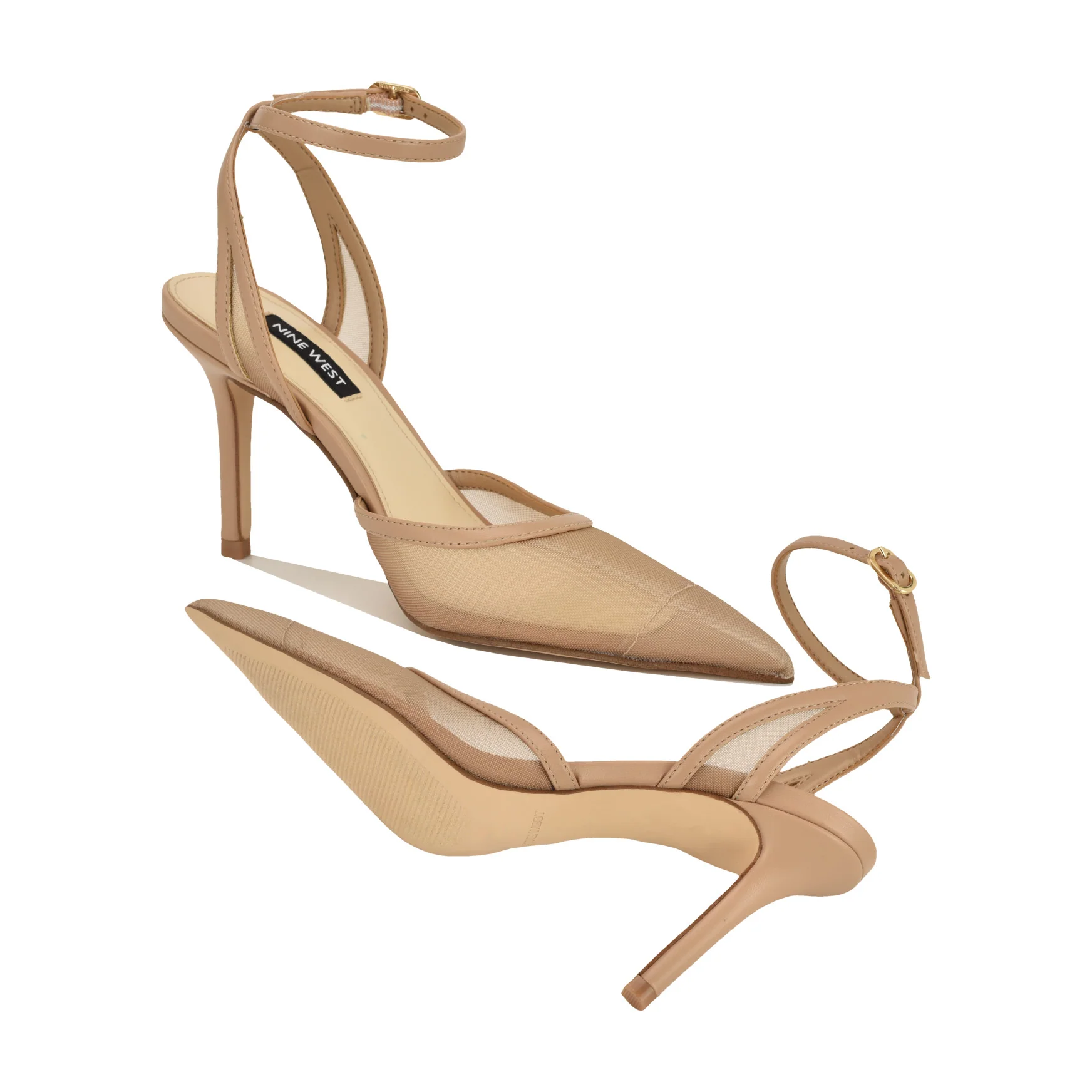 Gullia Mesh Ankle Strap Pumps - Image 4