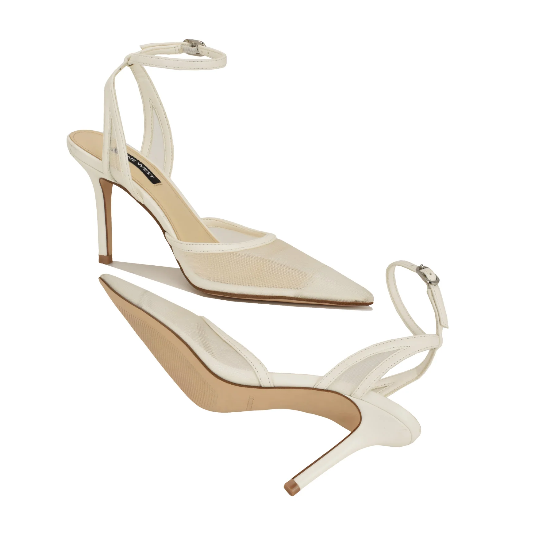 Gullia Mesh Ankle Strap Pumps - Image 4