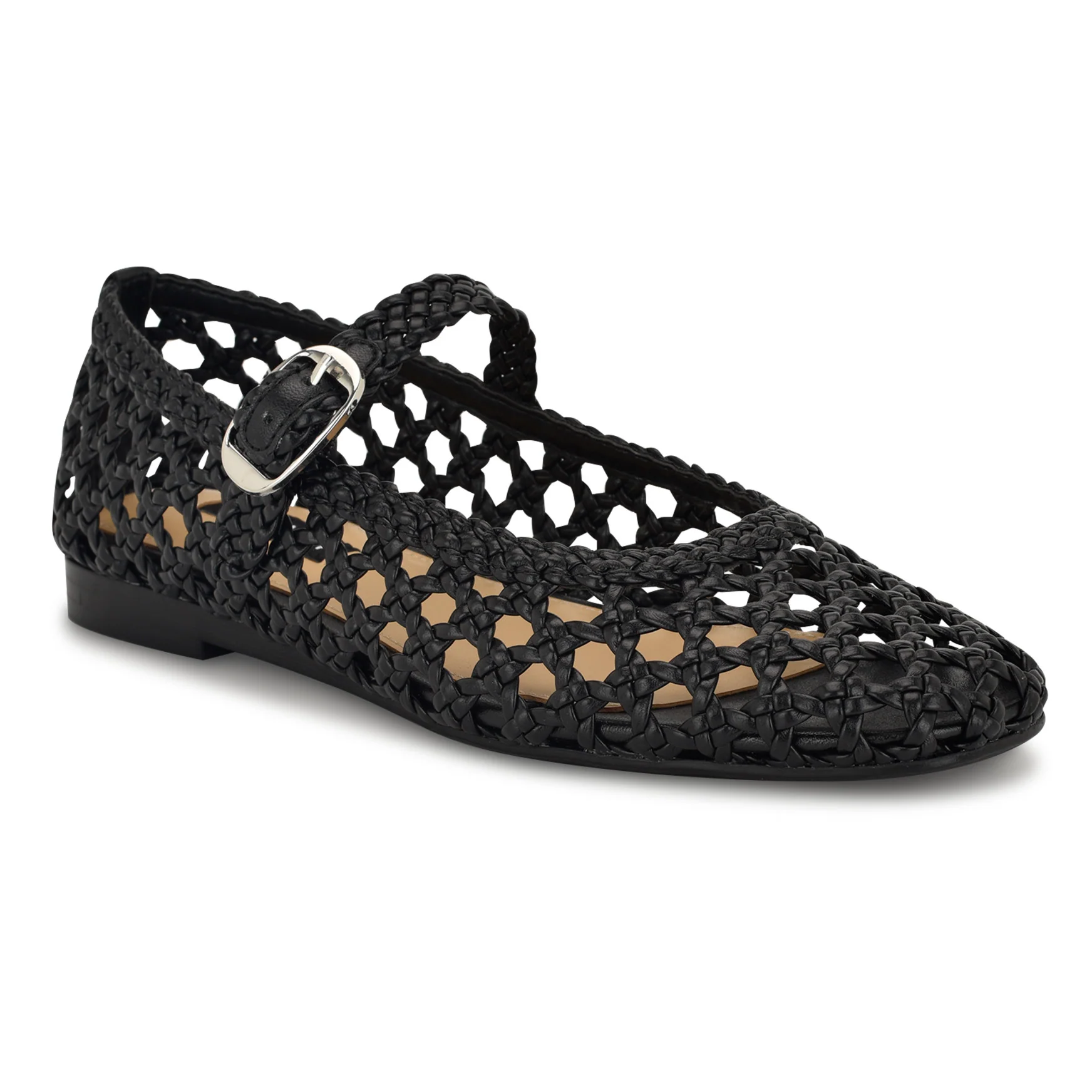 Halie Woven Mary Jane Flats - Image 2