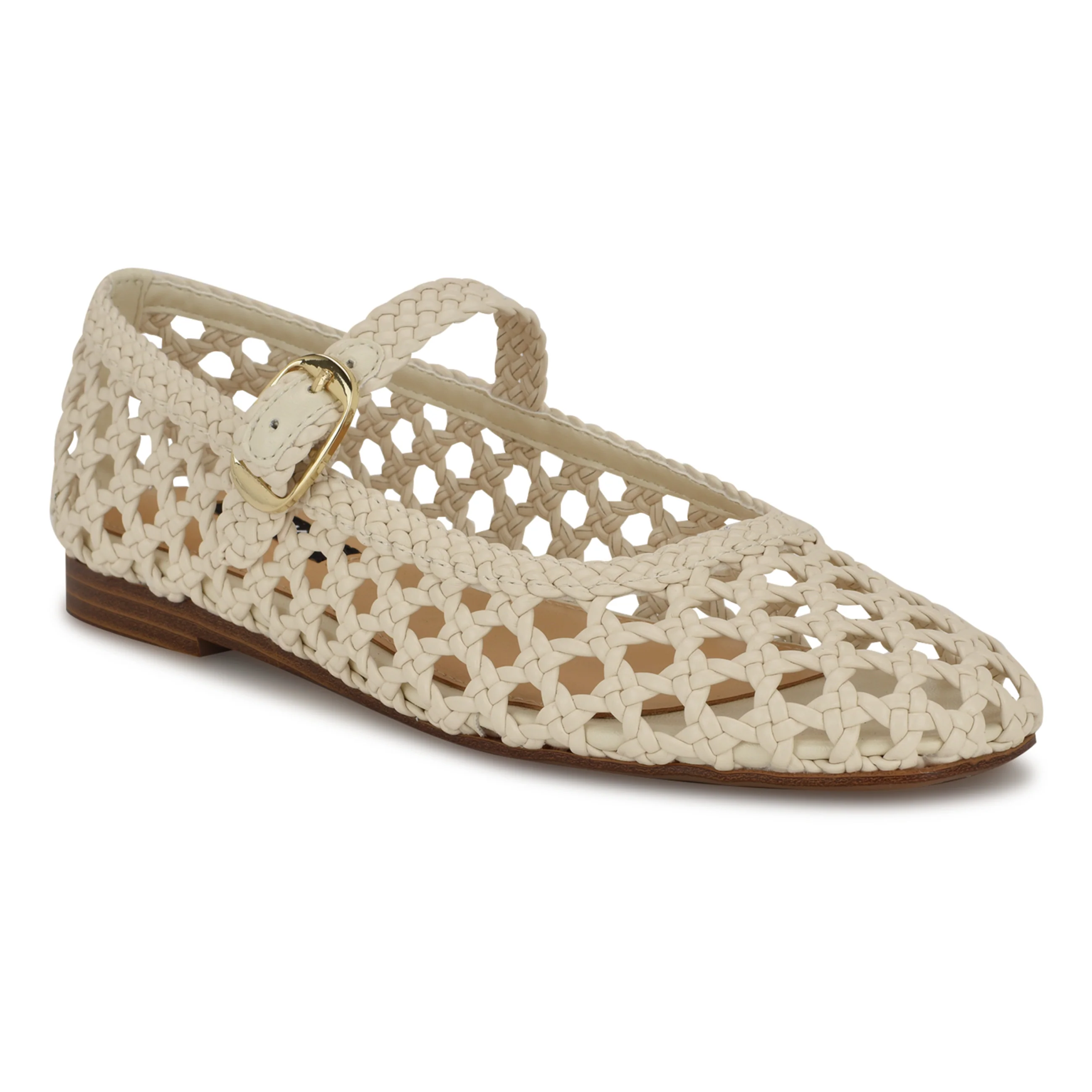Halie Woven Mary Jane Flats - Image 2