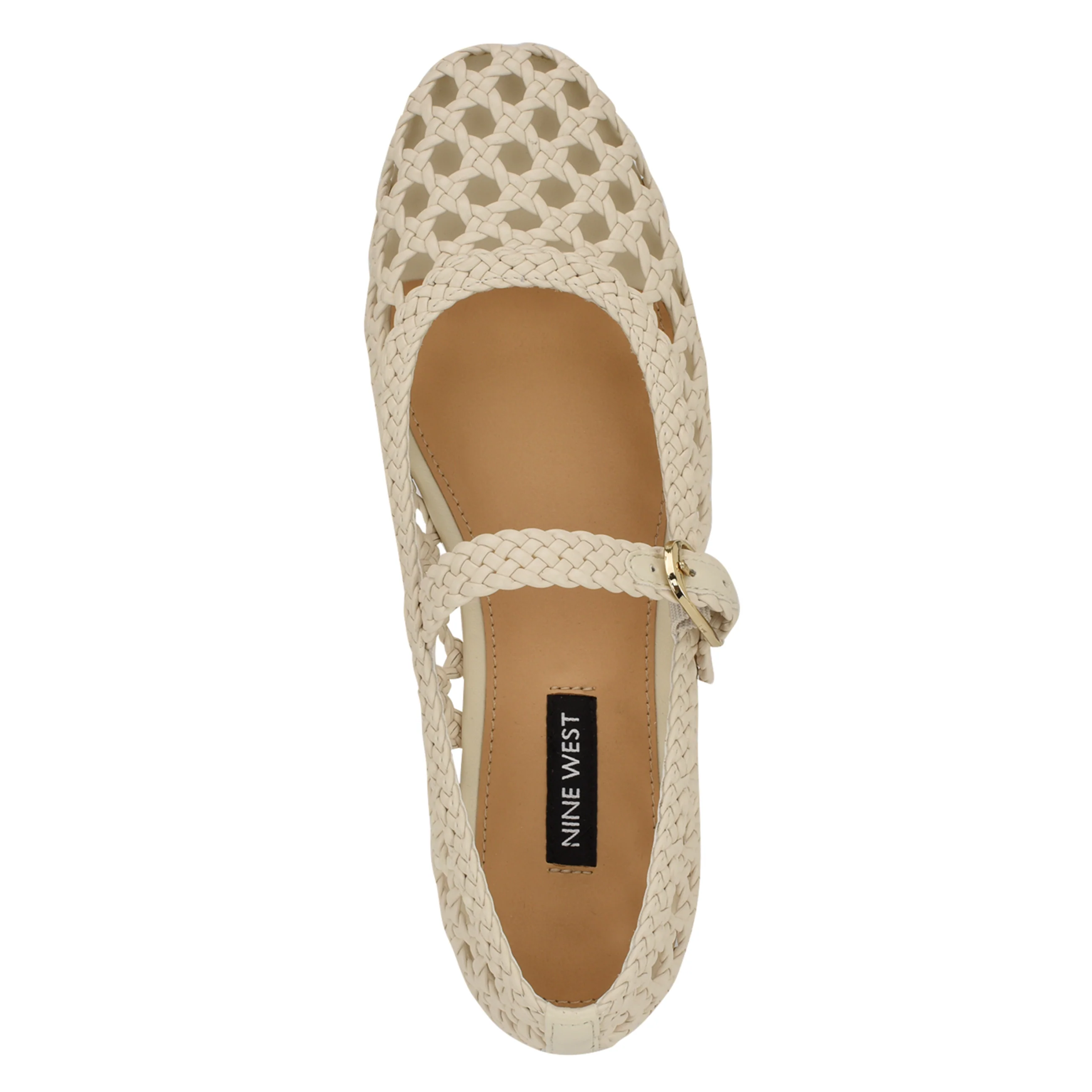 Halie Woven Mary Jane Flats - Image 3