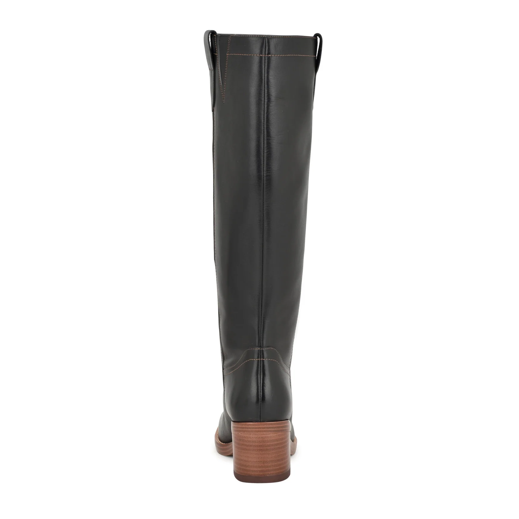 Hecee Block Heel Tailored Leather Boots - Image 4