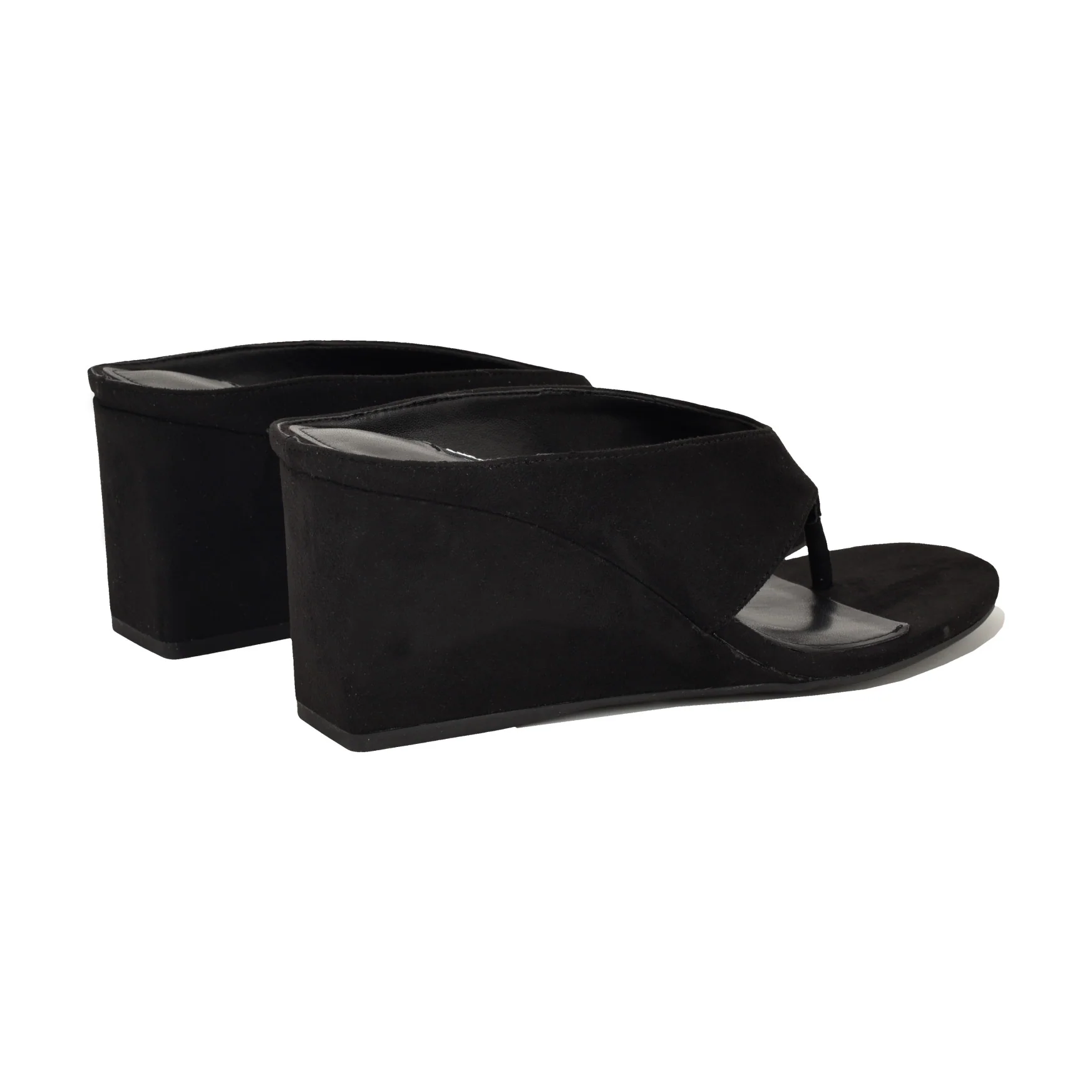Jadde Thong Wedge Sandals - Image 3