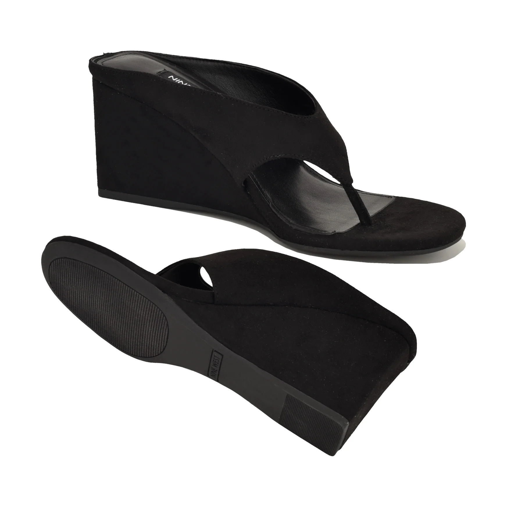 Jadde Thong Wedge Sandals - Image 4