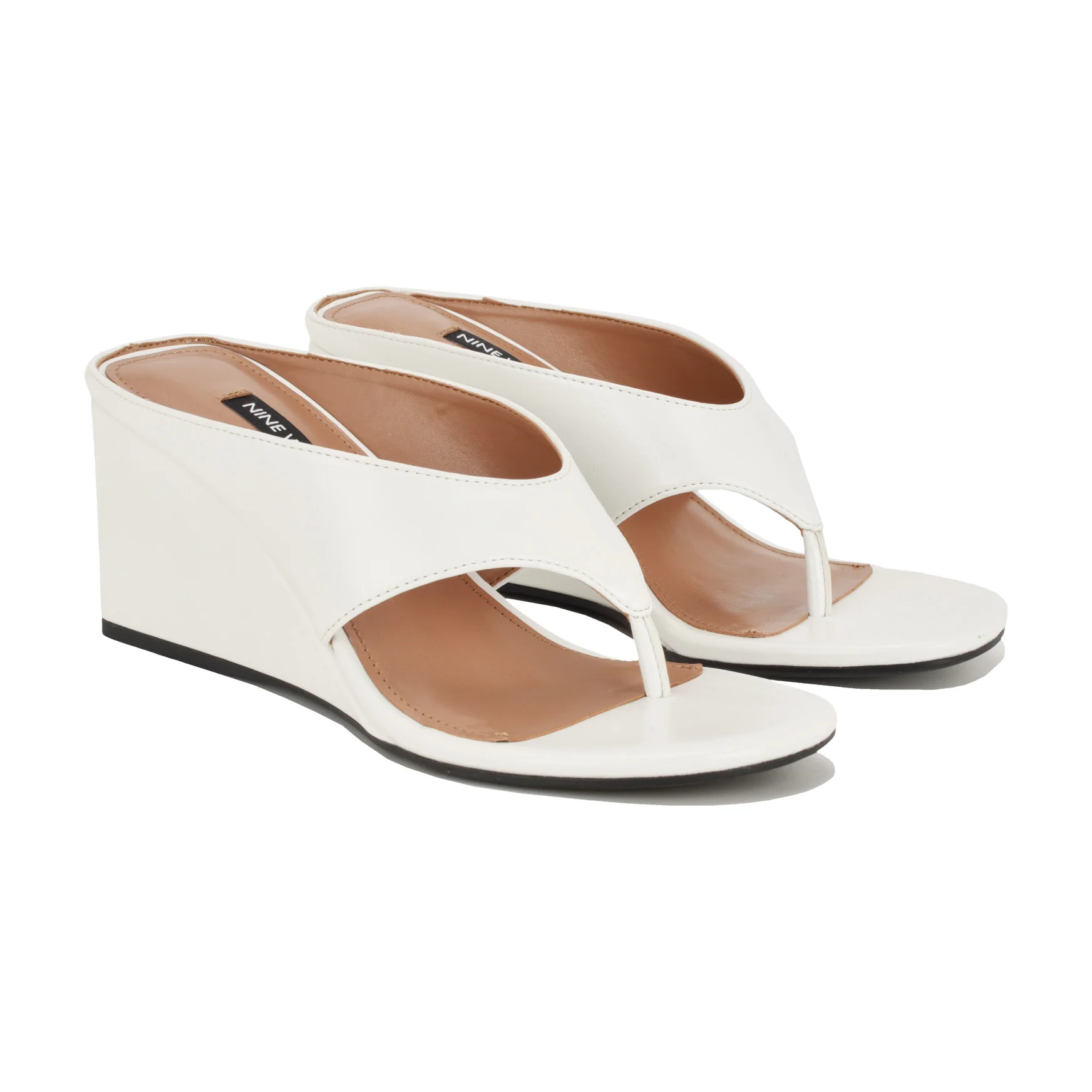 Jadde Thong Wedge Sandals - Image 2