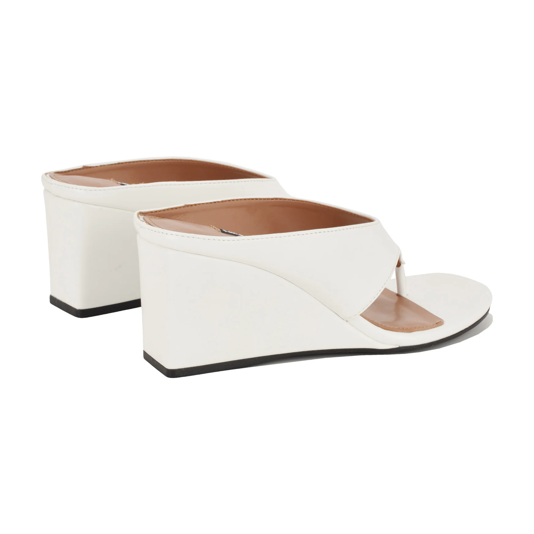 Jadde Thong Wedge Sandals - Image 3