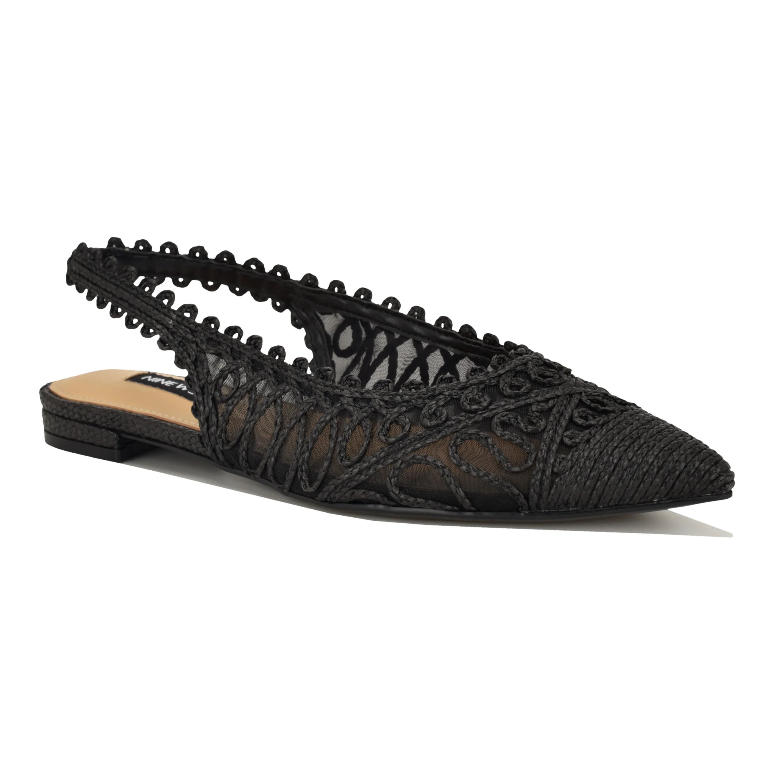 Jovias Woven Slingback Flats - Image 2