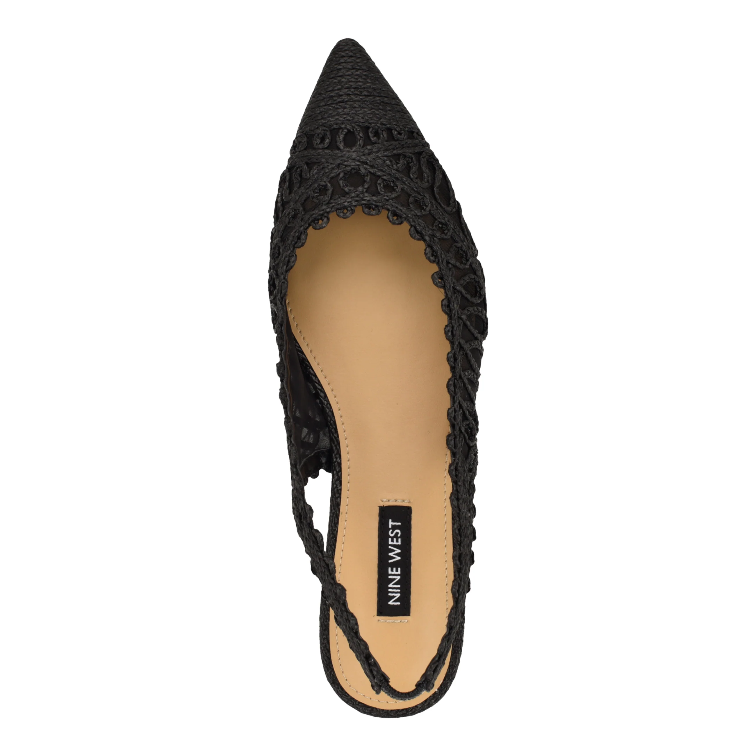 Jovias Woven Slingback Flats - Image 3