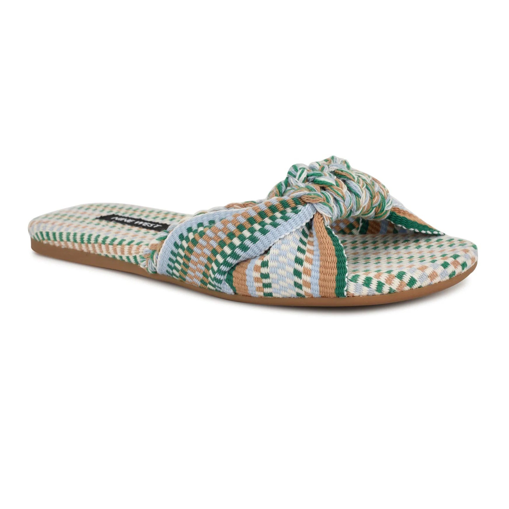Lalta Knotted Flat Slide Sandals - Image 2