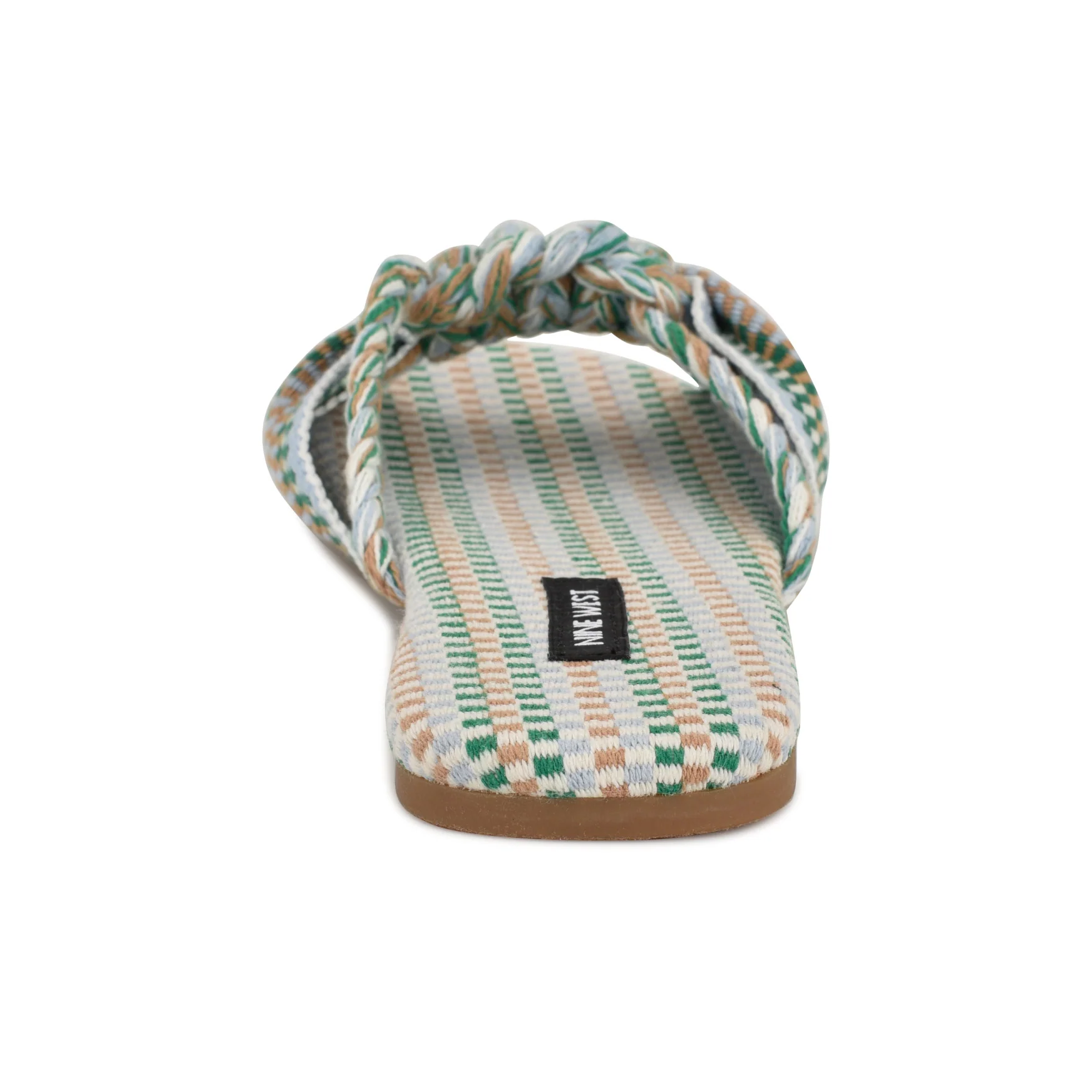 Lalta Knotted Flat Slide Sandals - Image 4