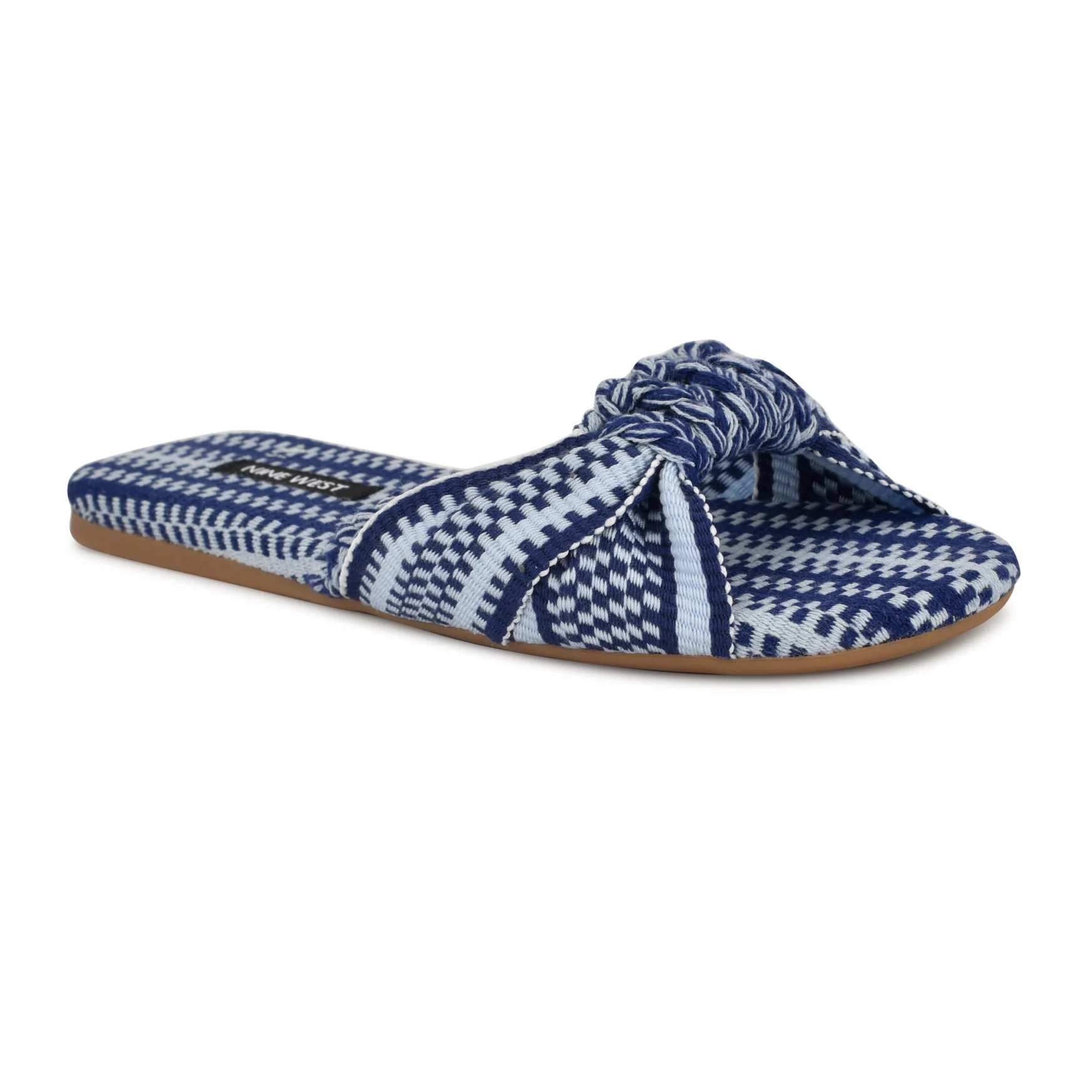 Lalta Knotted Flat Slide Sandals - Image 2
