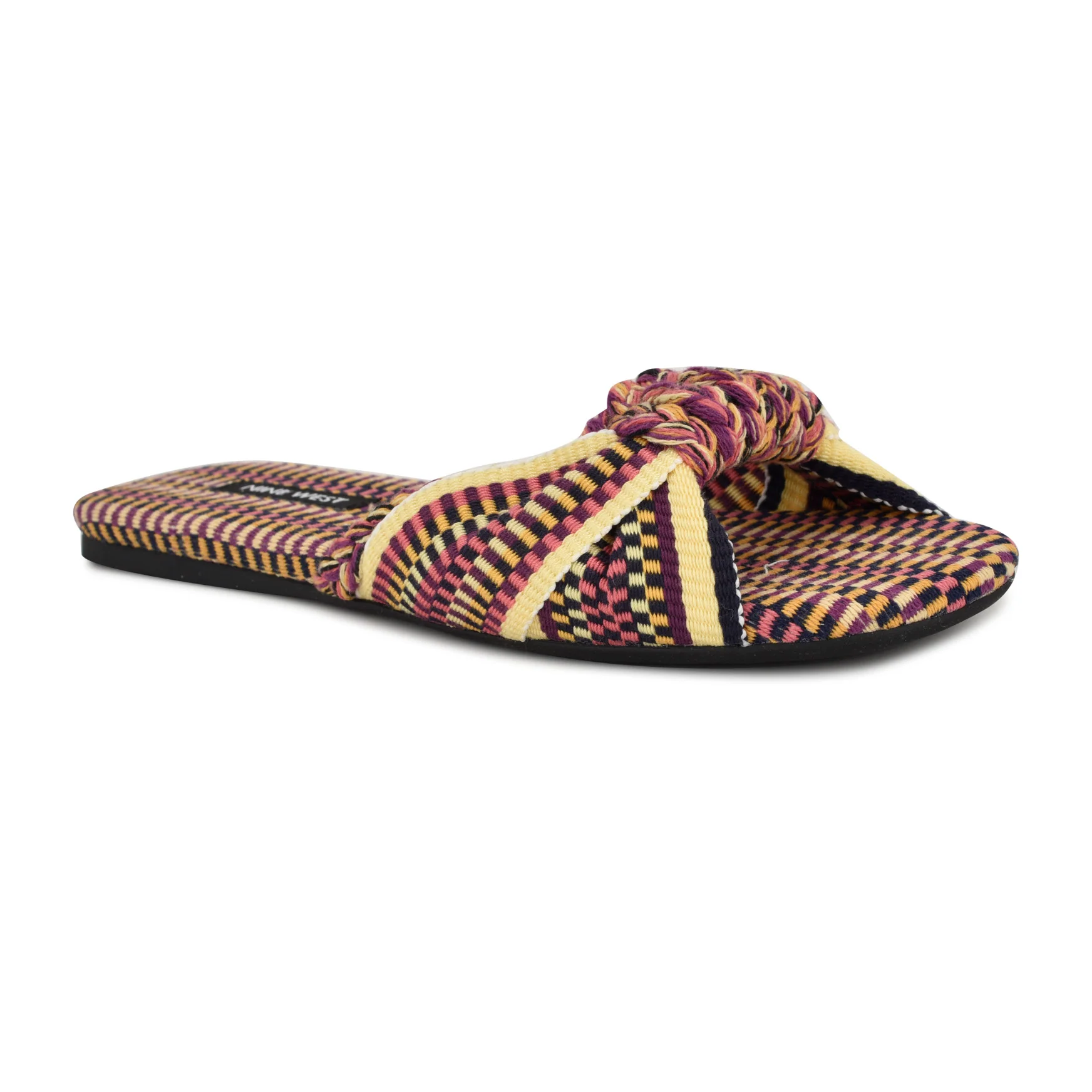 Lalta Knotted Flat Slide Sandals - Image 2