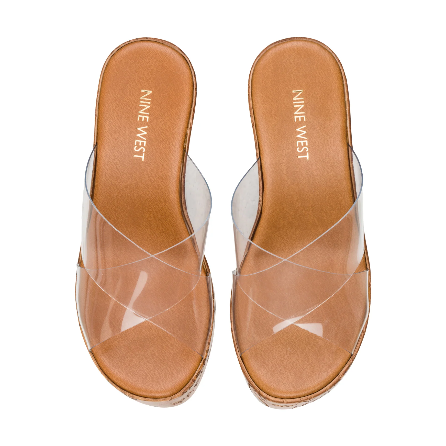 Lezza Cross Band Platform Wedges - Image 5