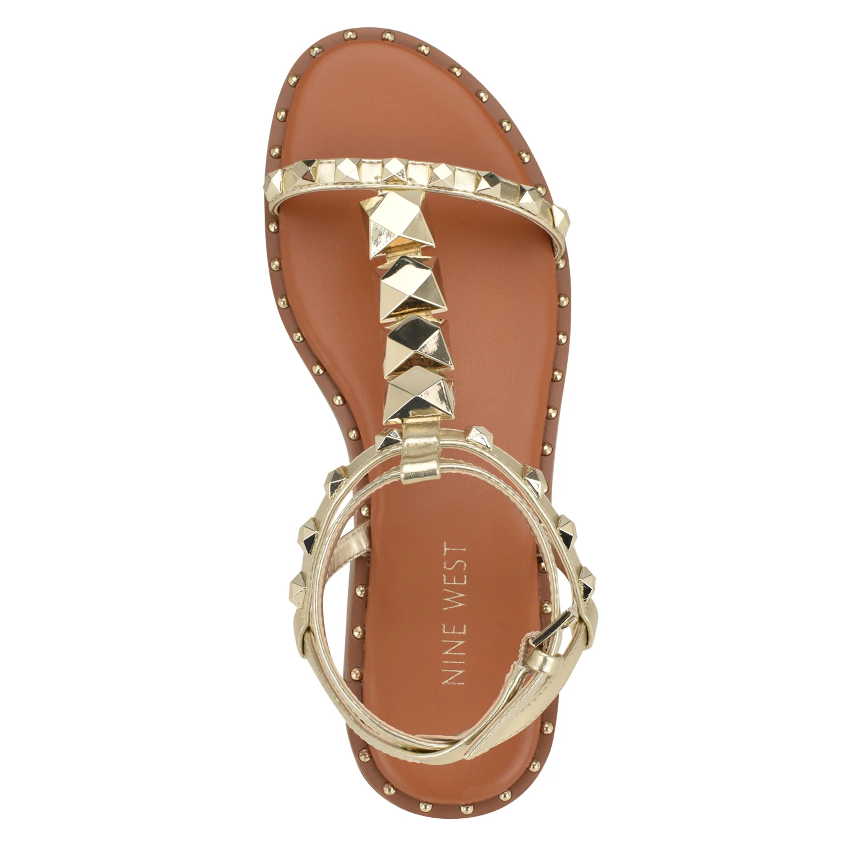 Marcila Studded Ankle Strap Sandals - Image 3