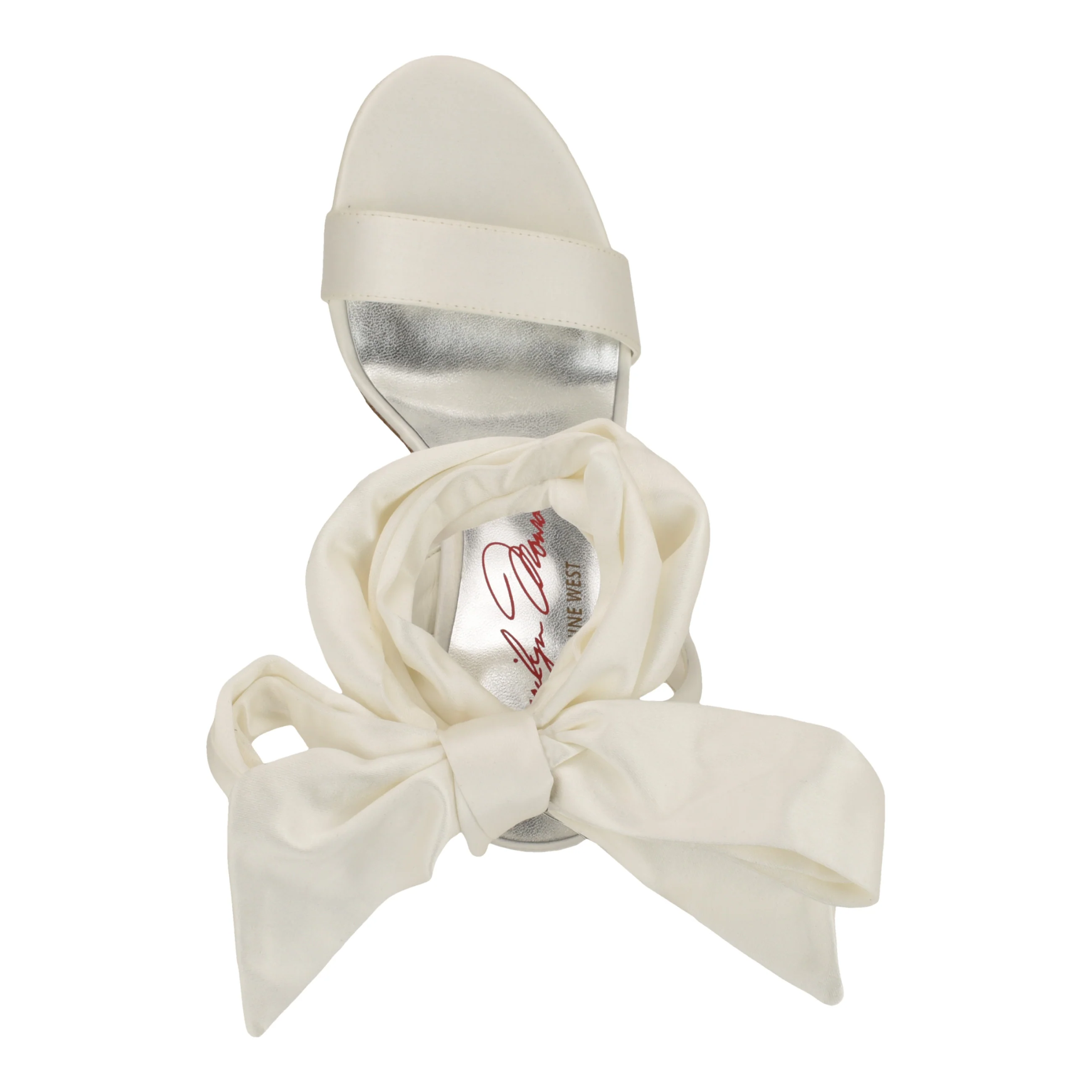 Marilyn Monroe Mmonroe Ankle Wrap Satin Sandals - Image 3