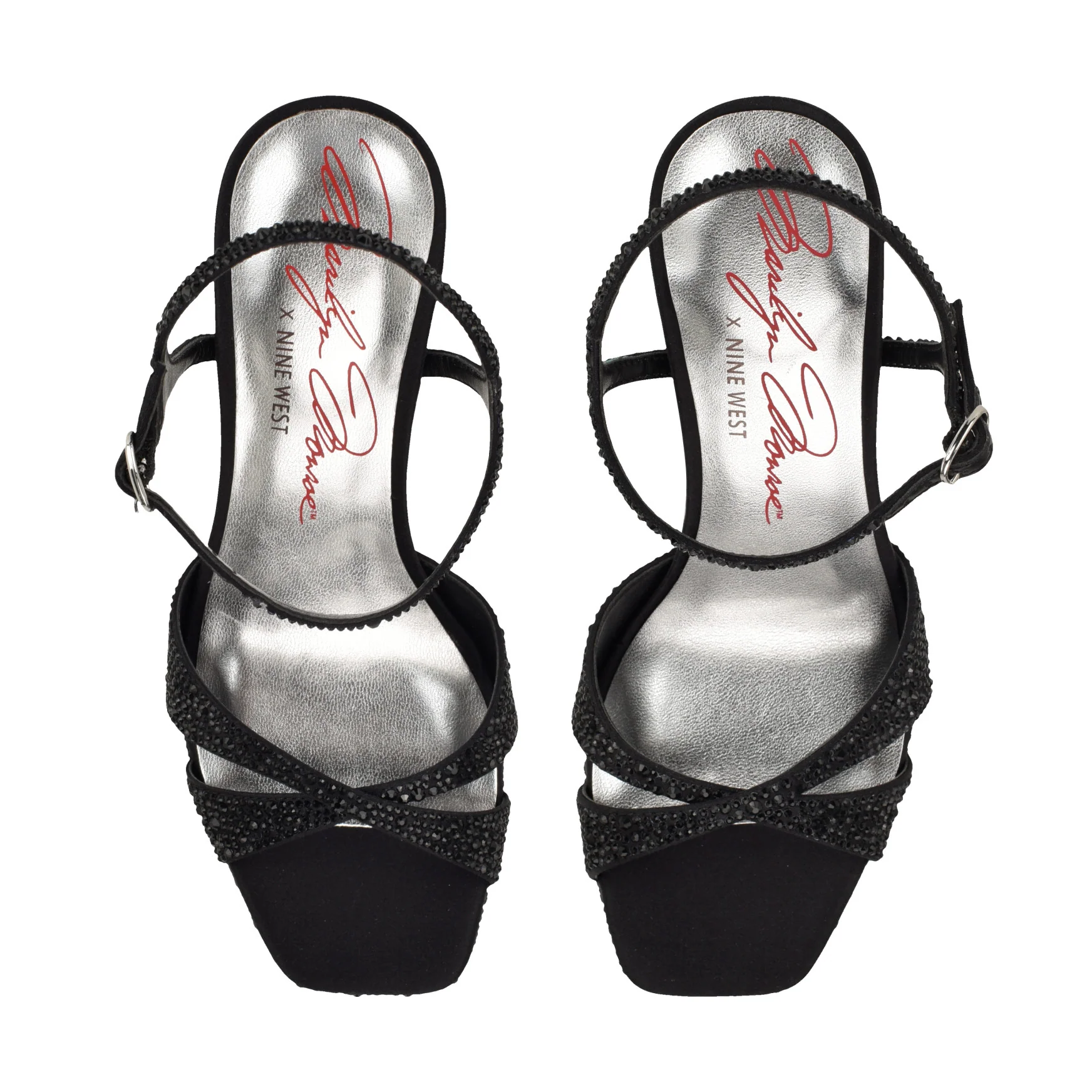 Marilyn Monroe Talent Platform Rhinestone Sandals - Image 5