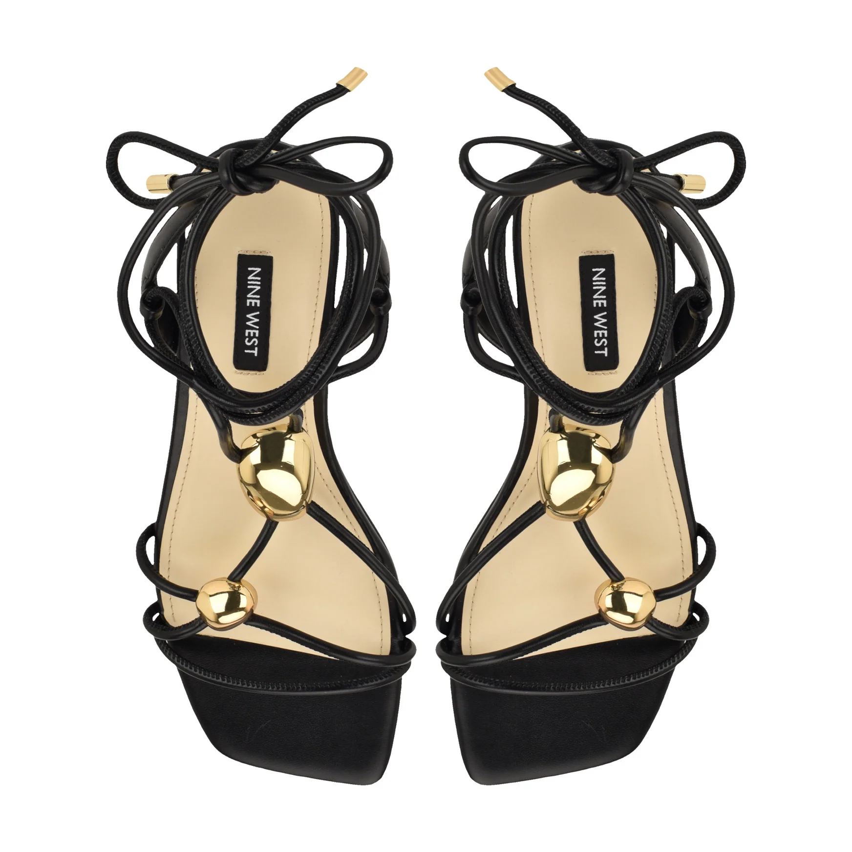 Niraa Ankle Wrap Flat Sandals - Image 5